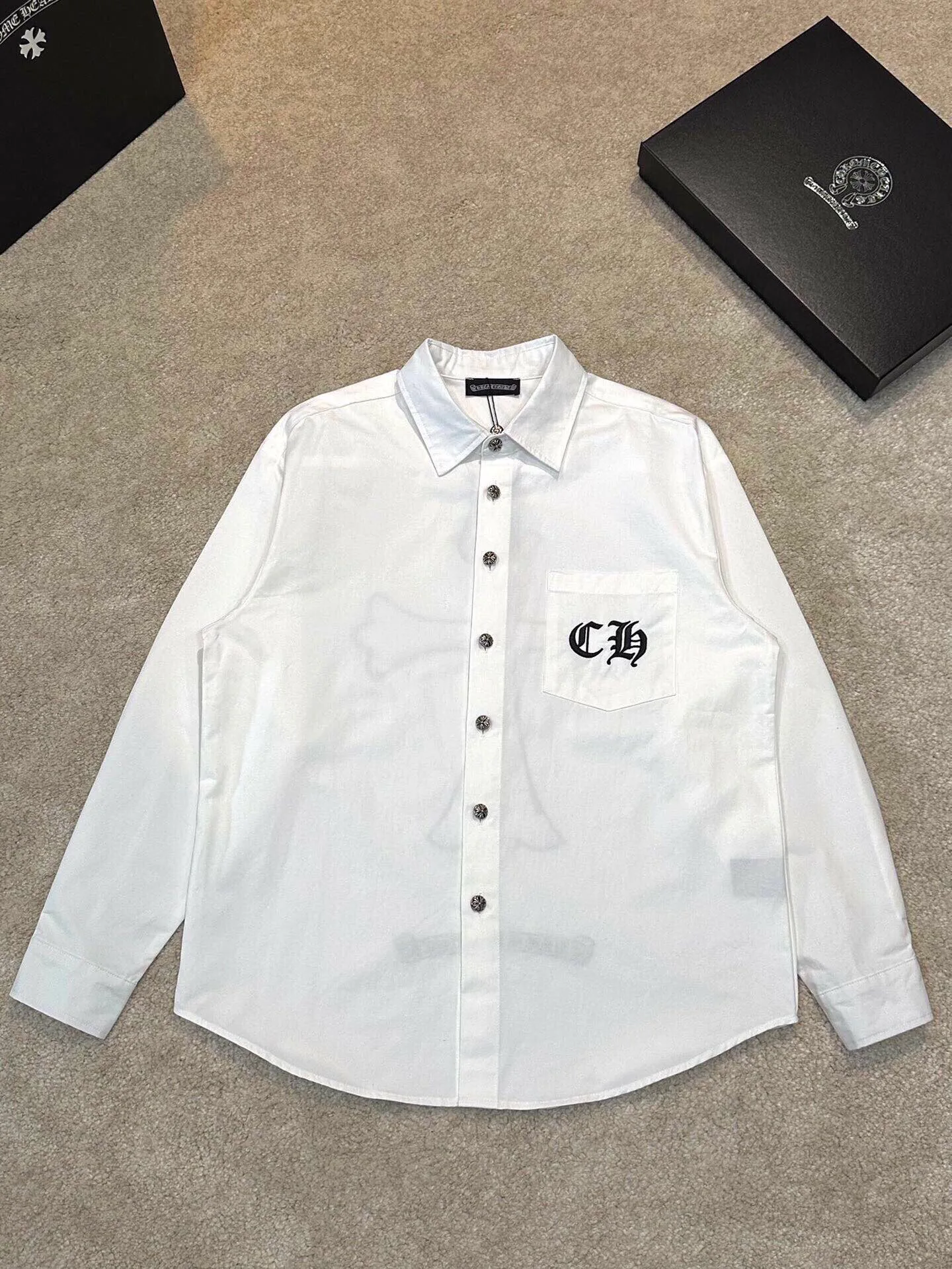 Рубашки Мужские Chrome Hearts 787711