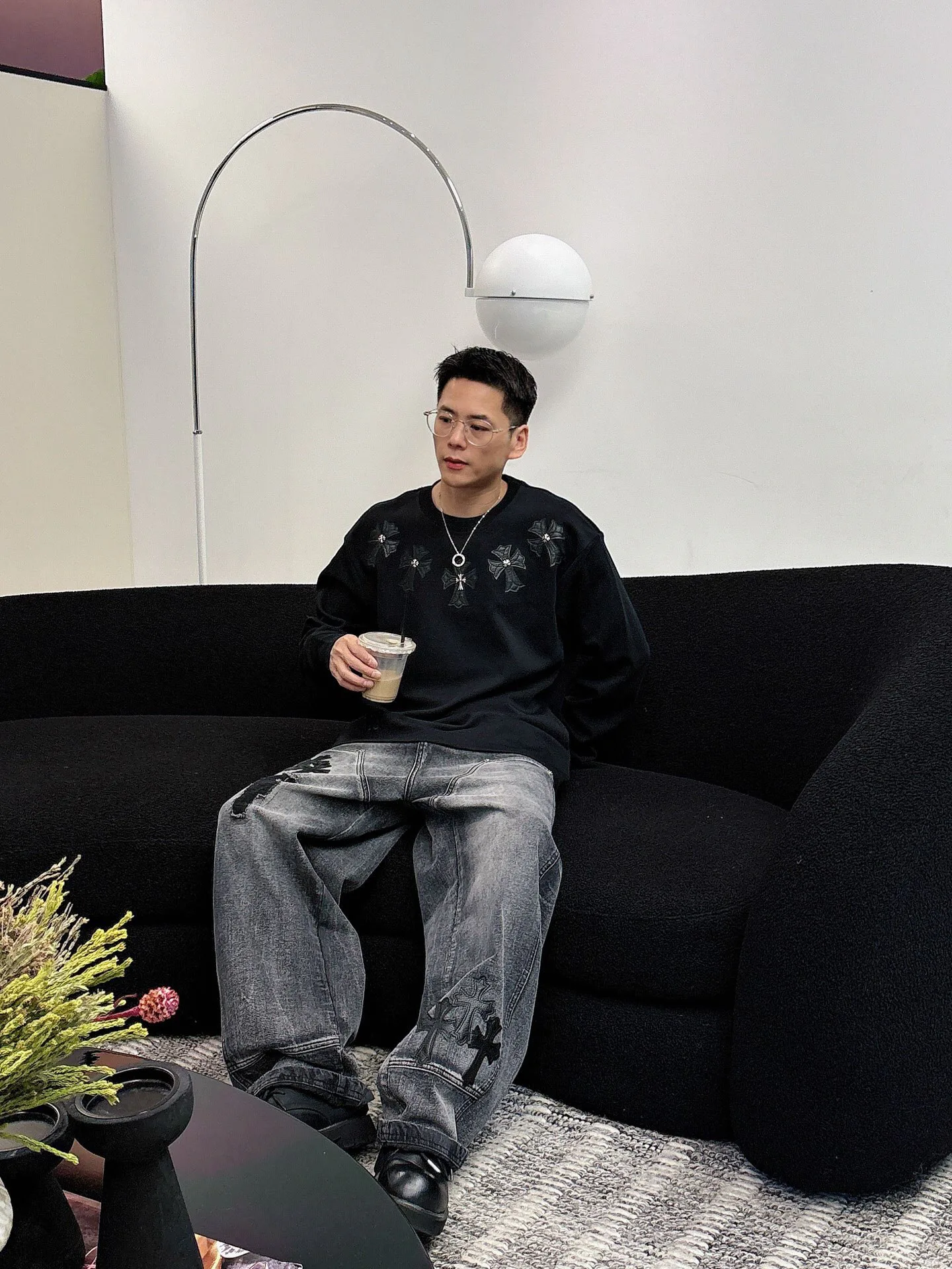 Свитшоты И Худи Мужские Chrome Hearts 787546