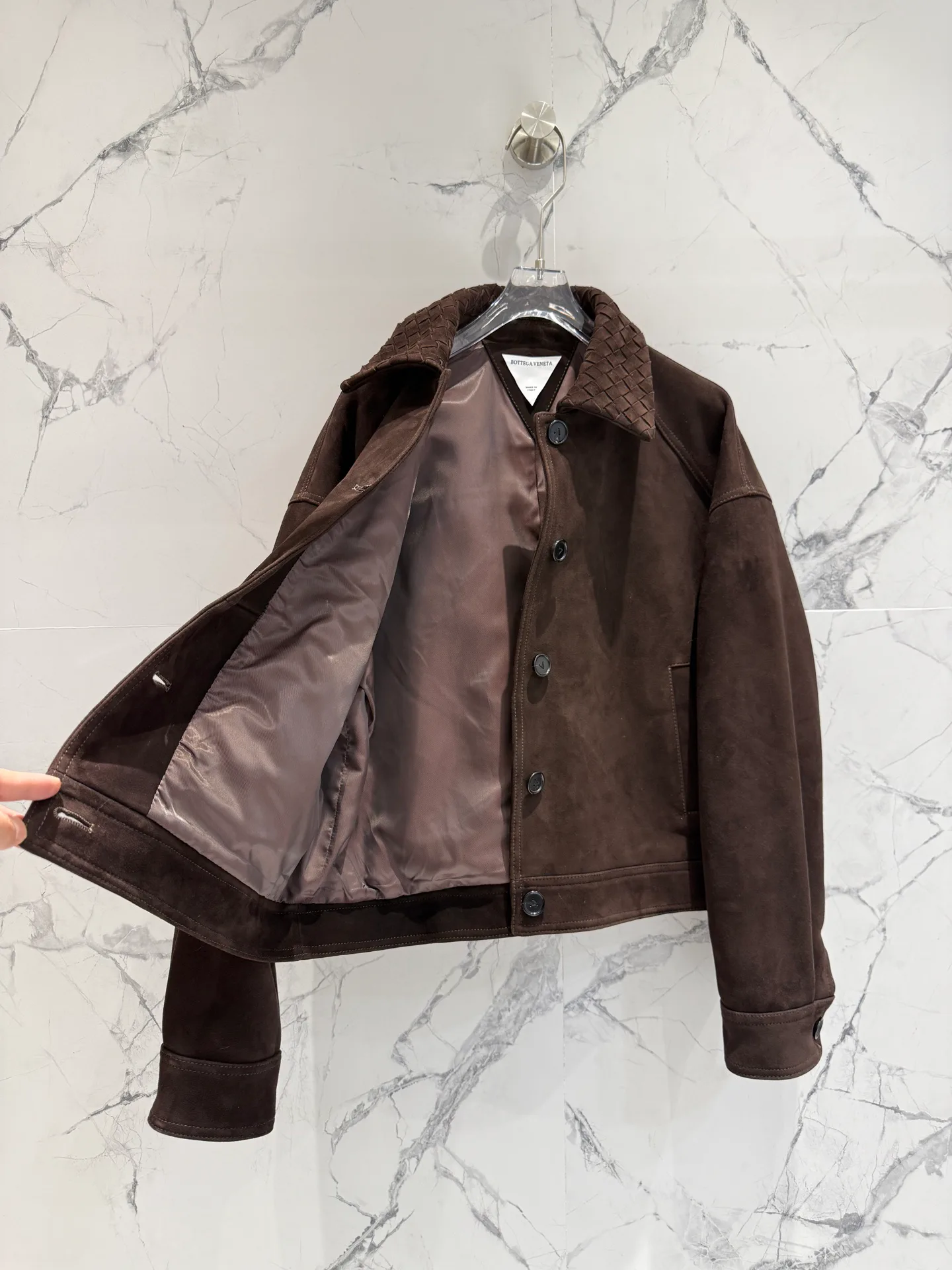 Кожаные Куртки И Дублёнки Женские Bottega Veneta 11428955