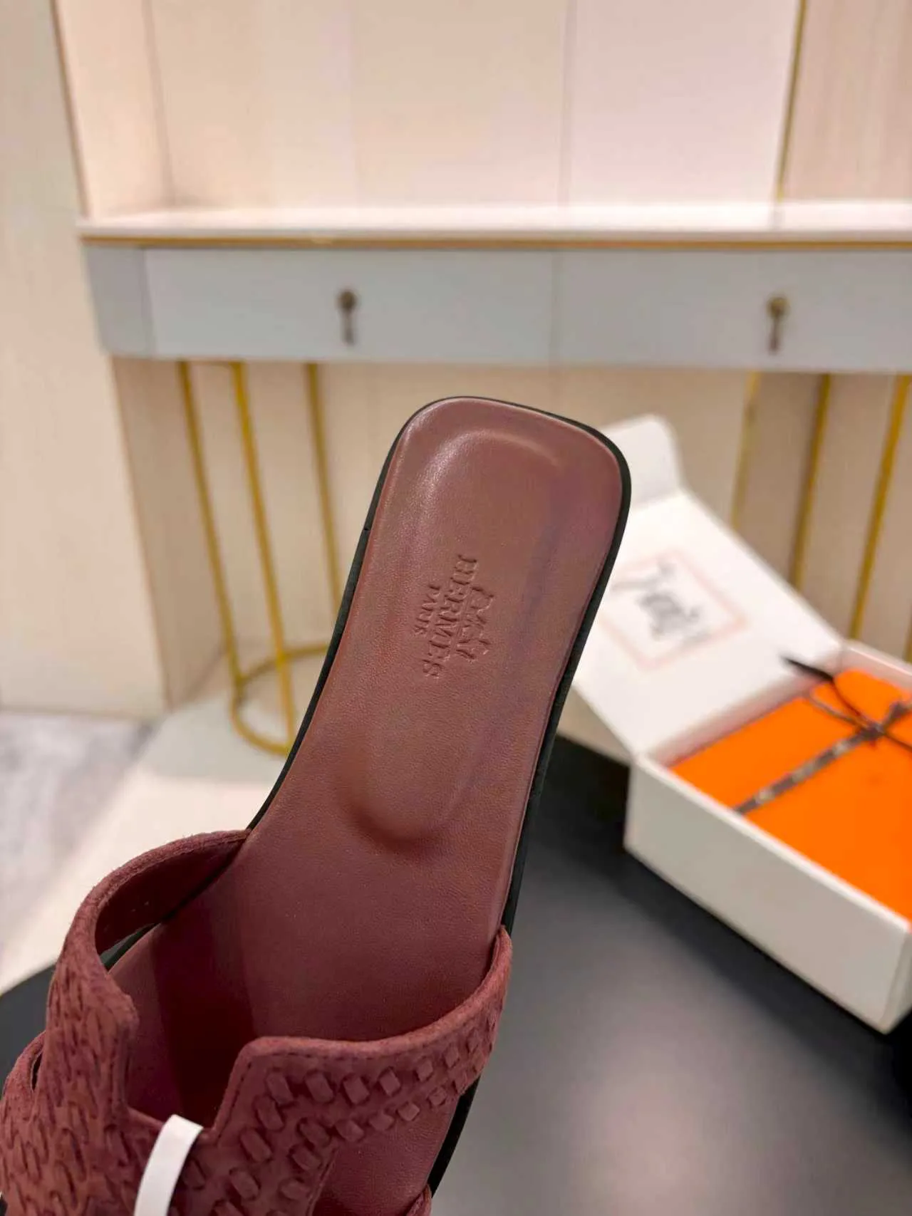 Шлепанцы Женские Hermes 463695