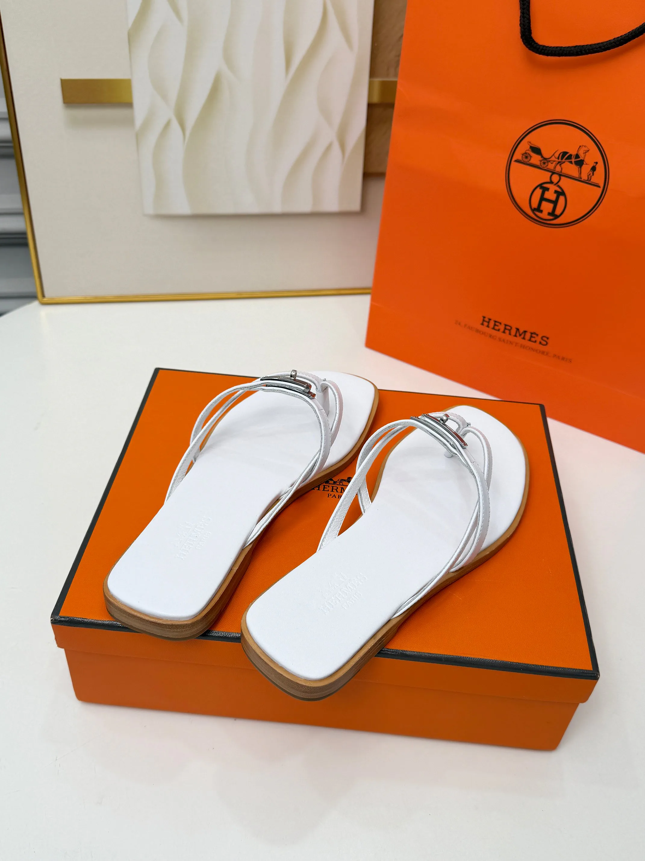 Шлепанцы Женские Hermes 11362076