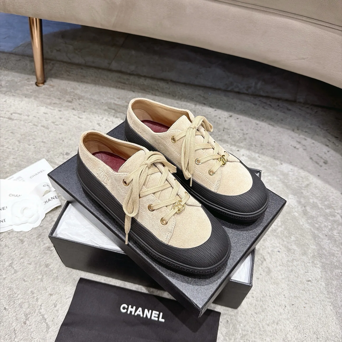 Кроссовки Женские Chanel 17933409
