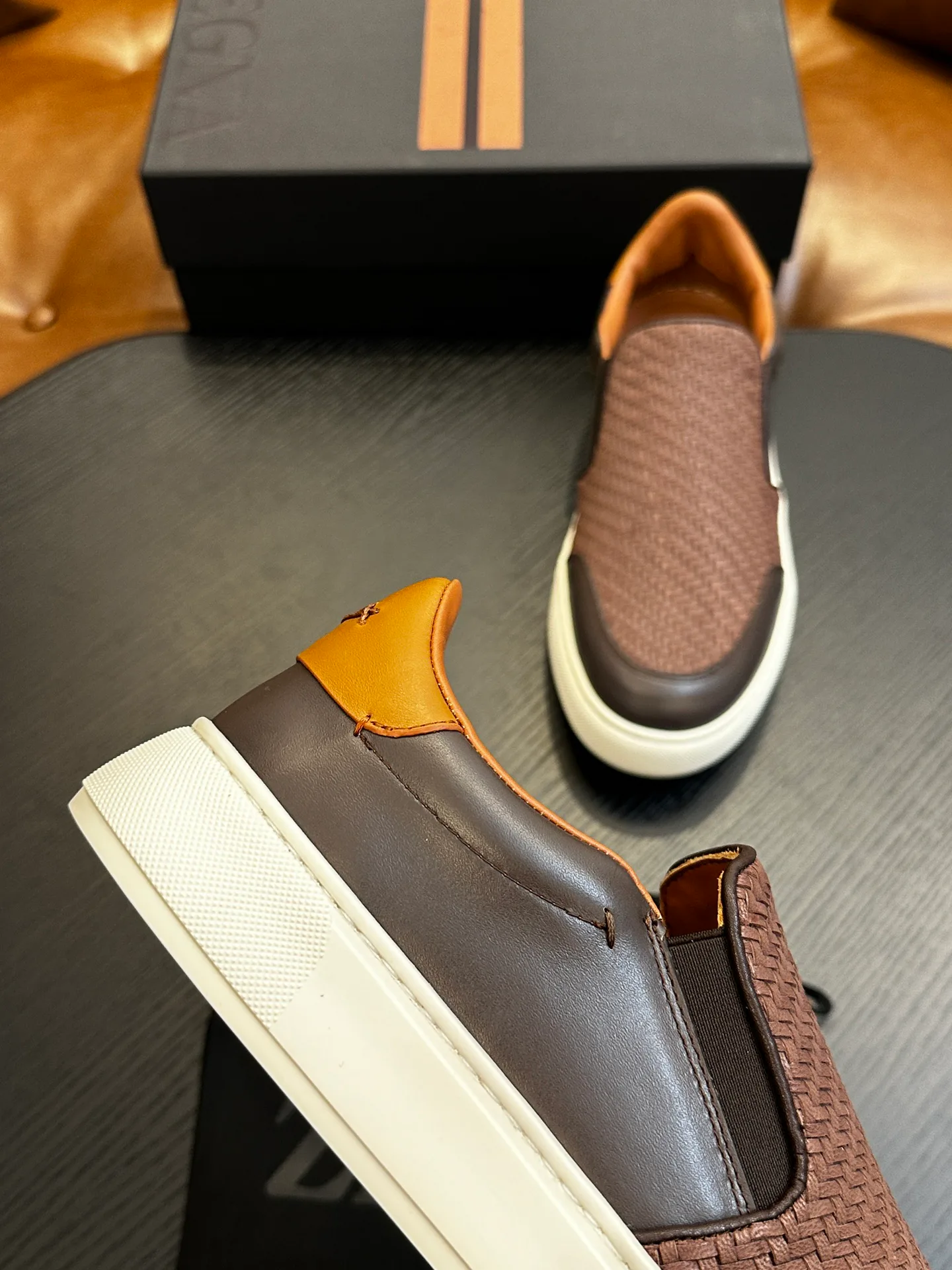 Слипоны Мужские Zegna 157406