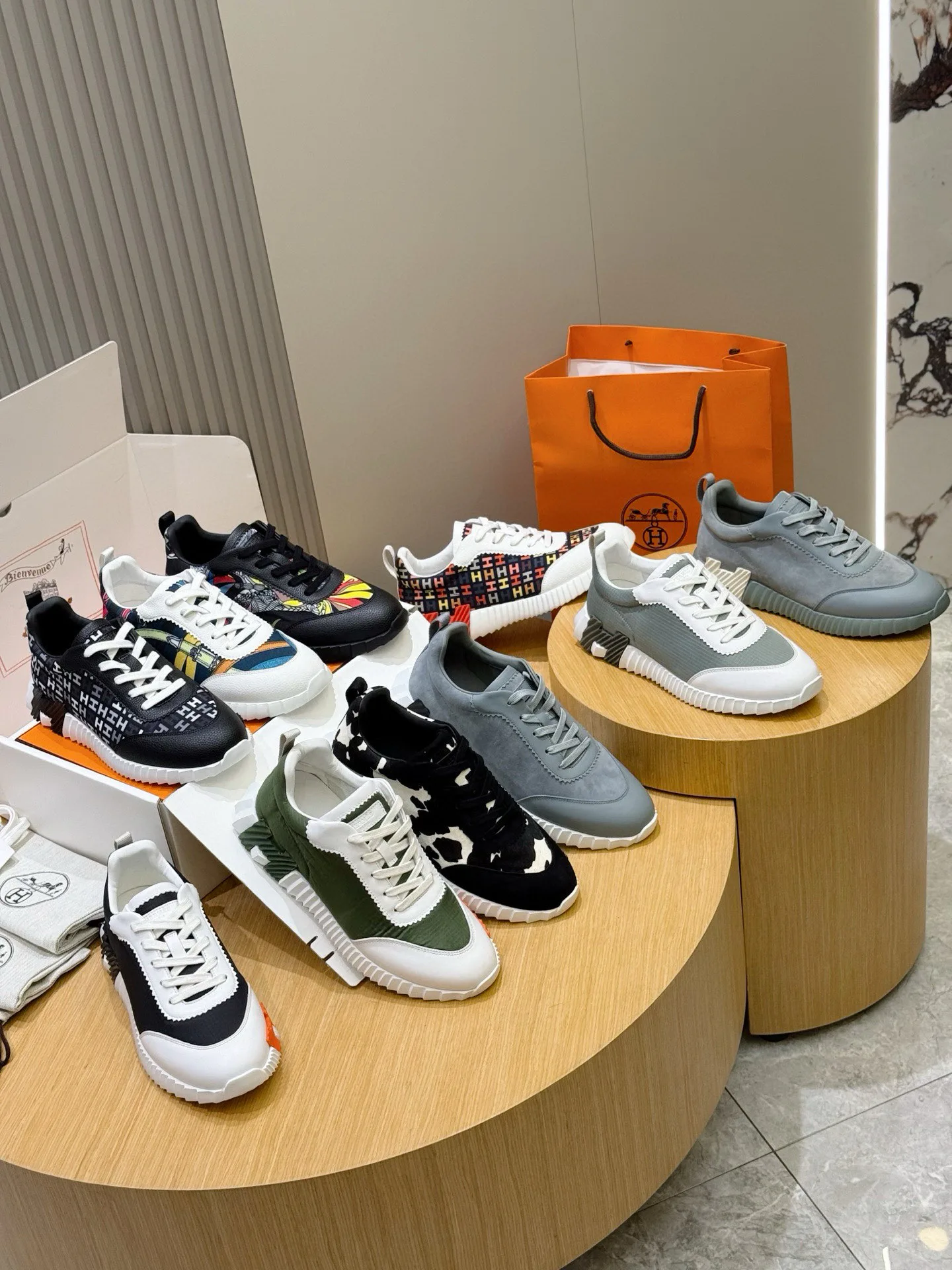 Кроссовки Мужские Hermes 254876