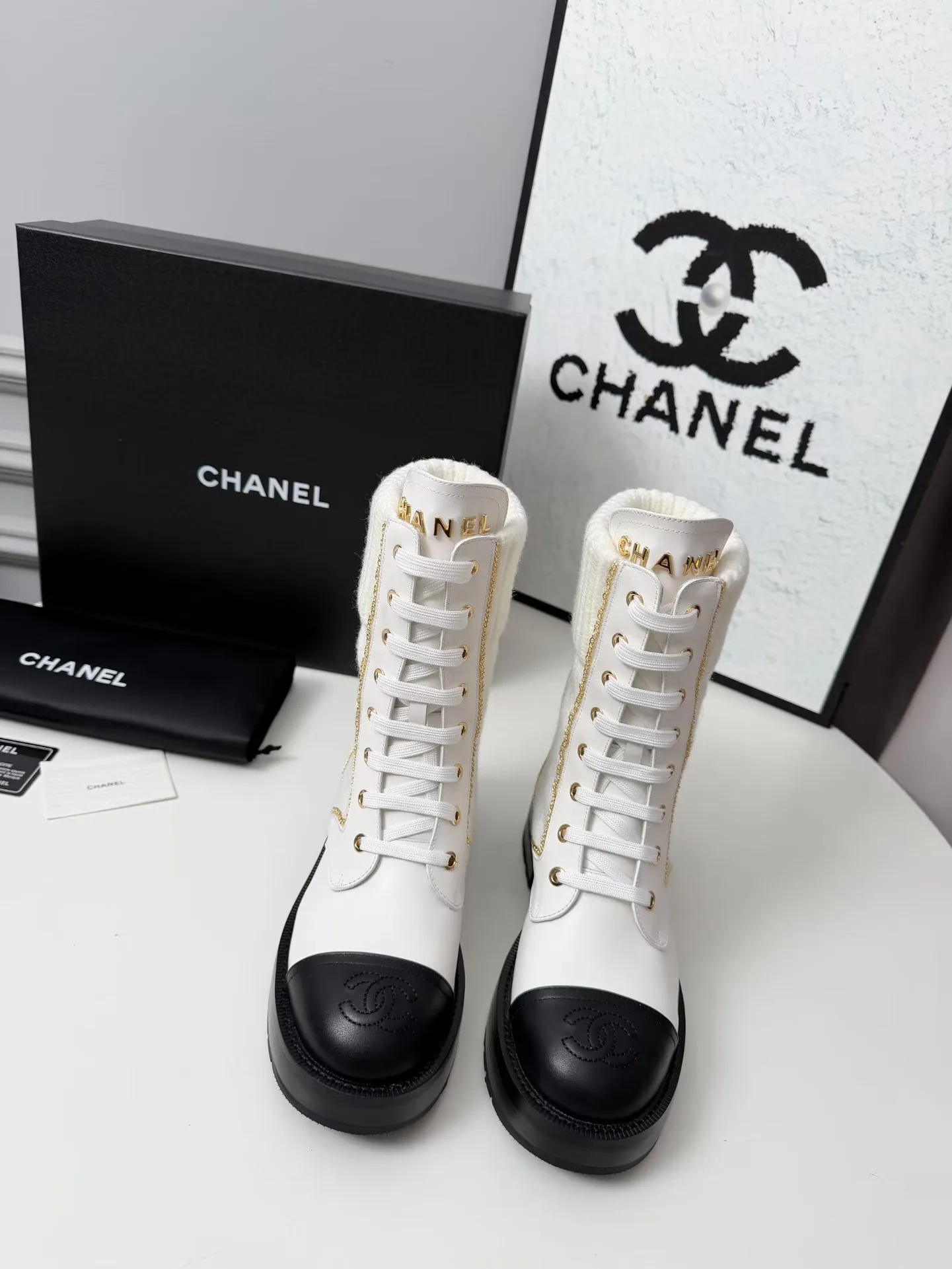 Ботинки Женские Chanel 1275059