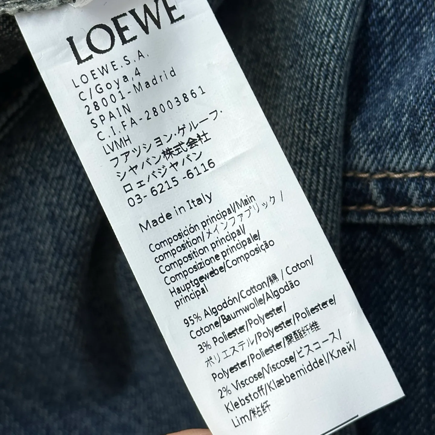 Джинсы Женские Loewe 18141522
