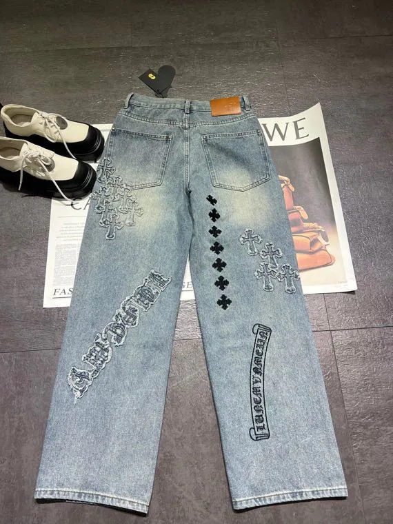 Джинсы Мужские Chrome Hearts 558828