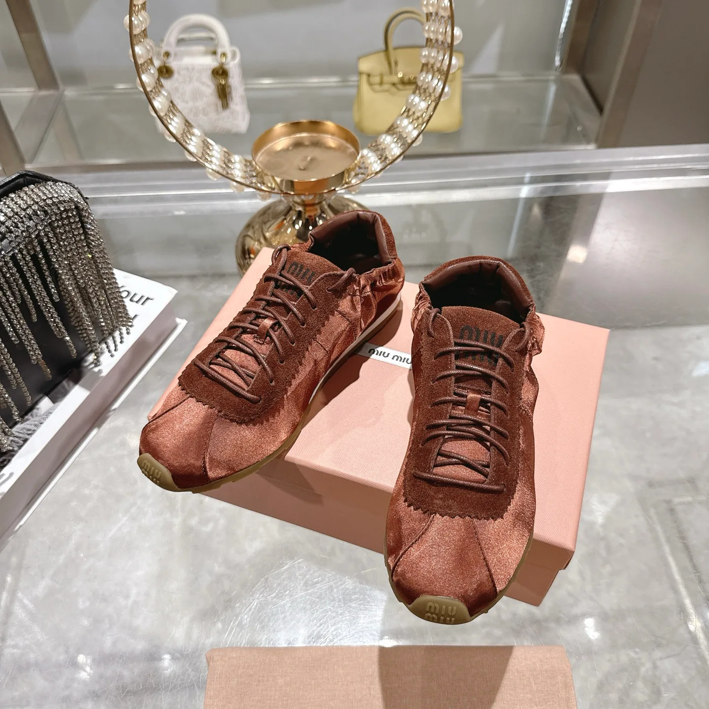 Кроссовки Женские Miu Miu 397934