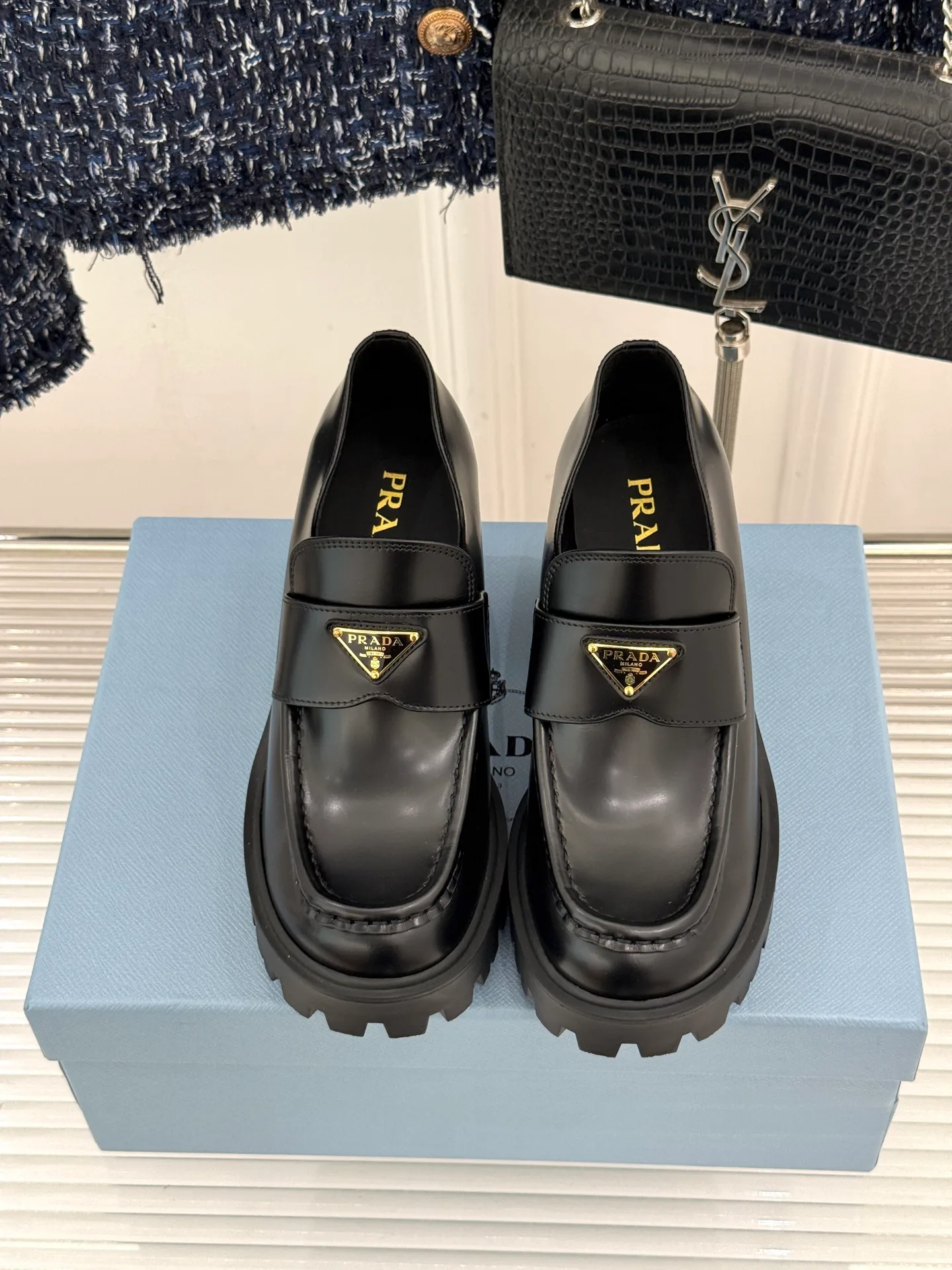 Лоферы И Мокасины Женские Prada 18780368