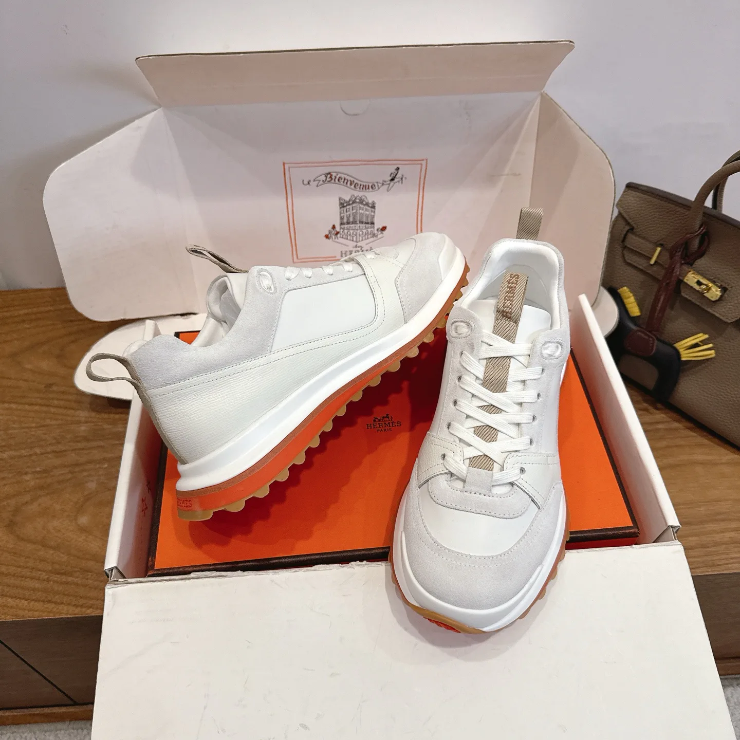 Кроссовки Мужские Hermes 1244088