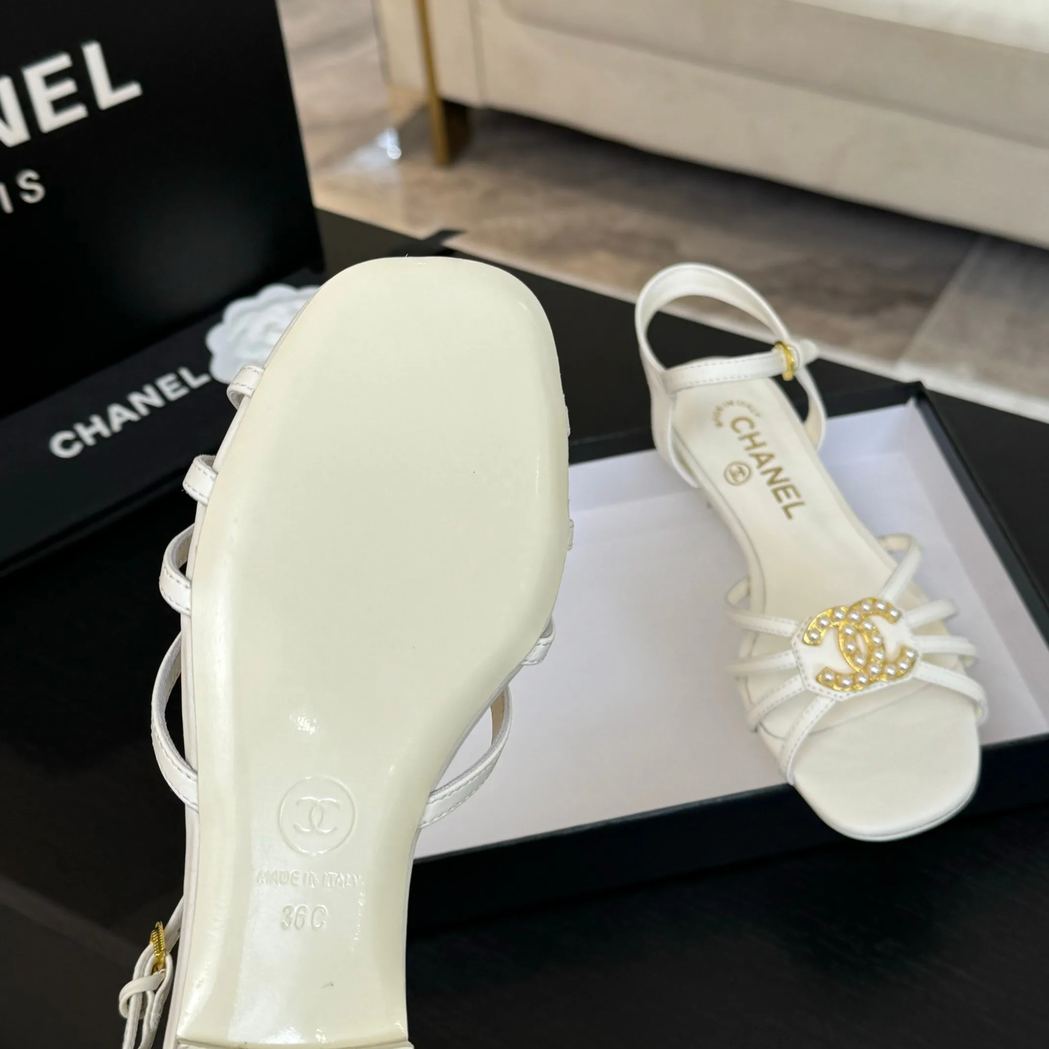 Босоножки Женские Chanel 14106