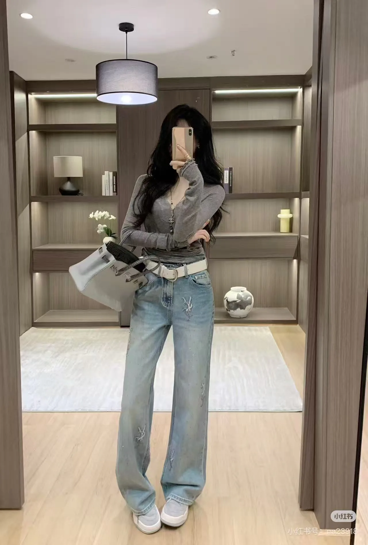 Джинсы Женские Saint Laurent 6733961