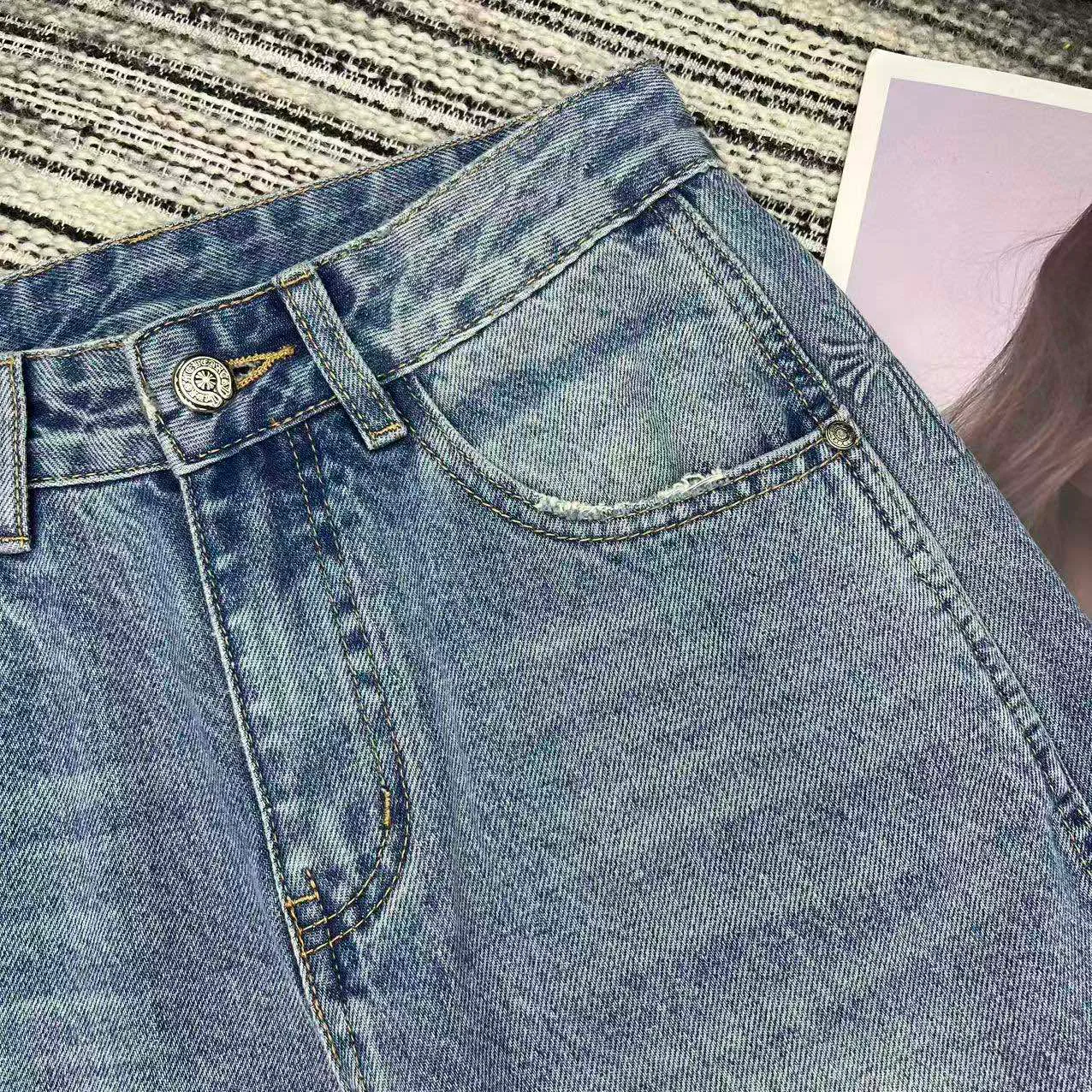 Джинсы Женские Chrome Hearts 11628260