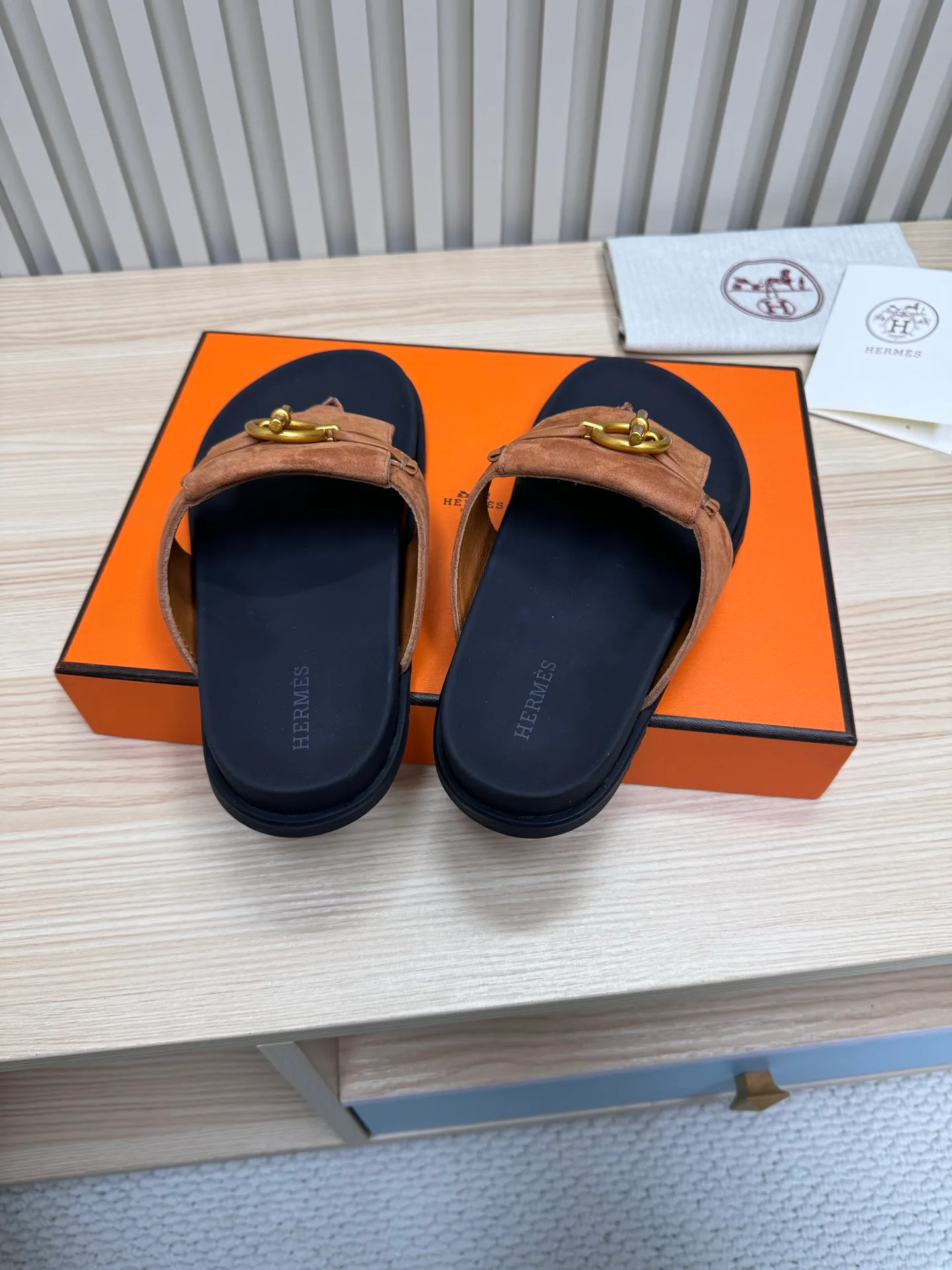 Шлепанцы Женские Hermes 488263