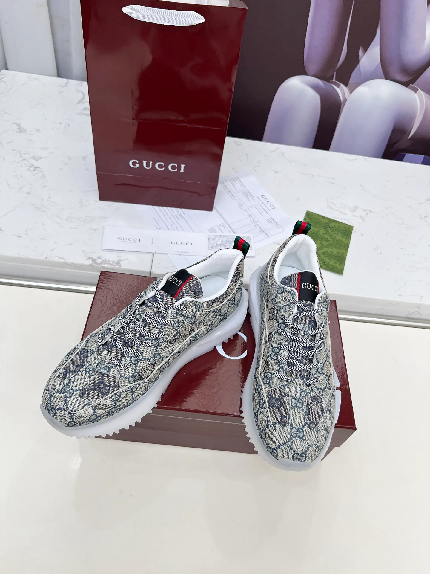 Кроссовки Мужские Gucci 17620388