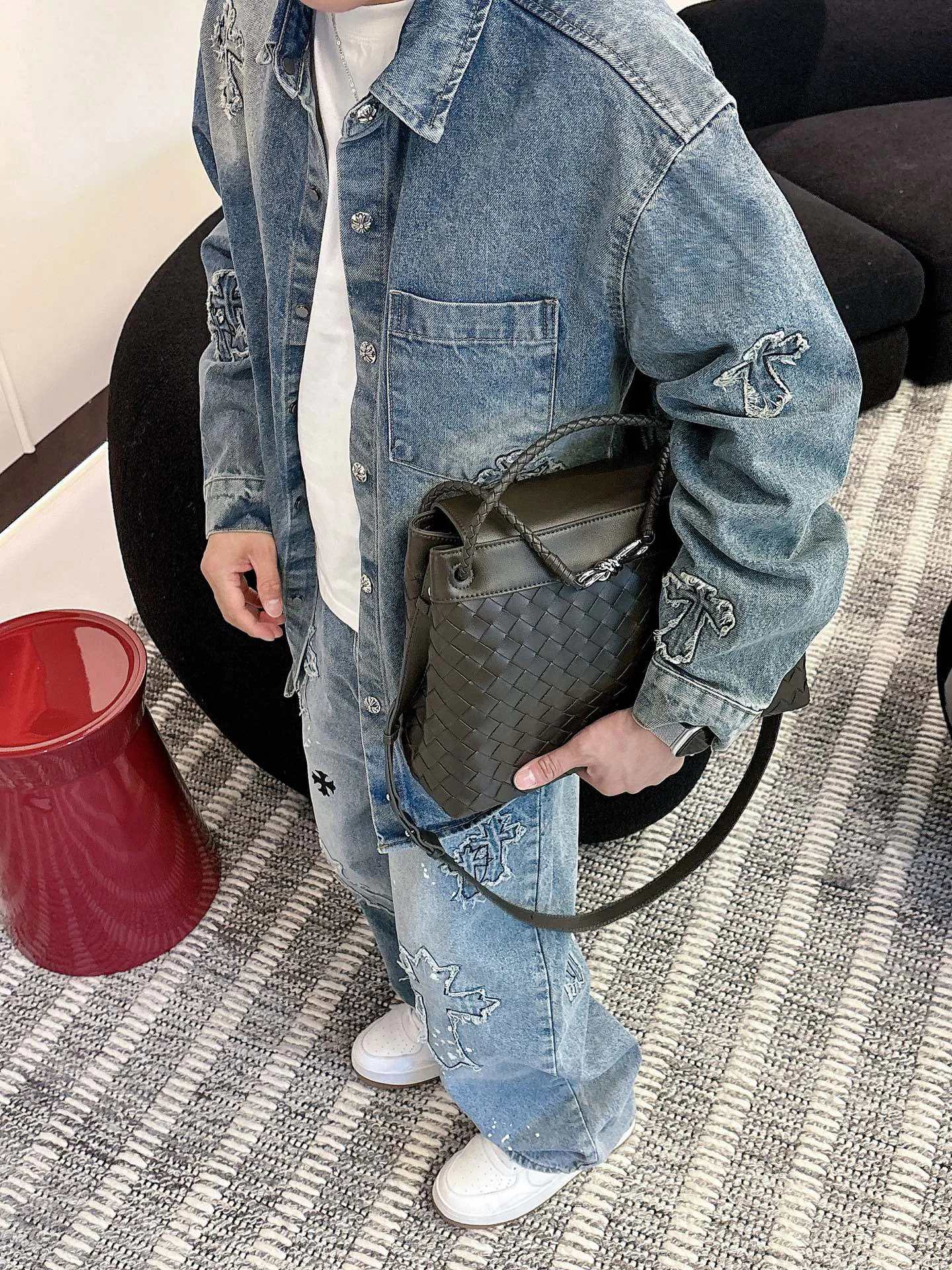 Куртки И Пуховики Мужские Chrome Hearts 787684