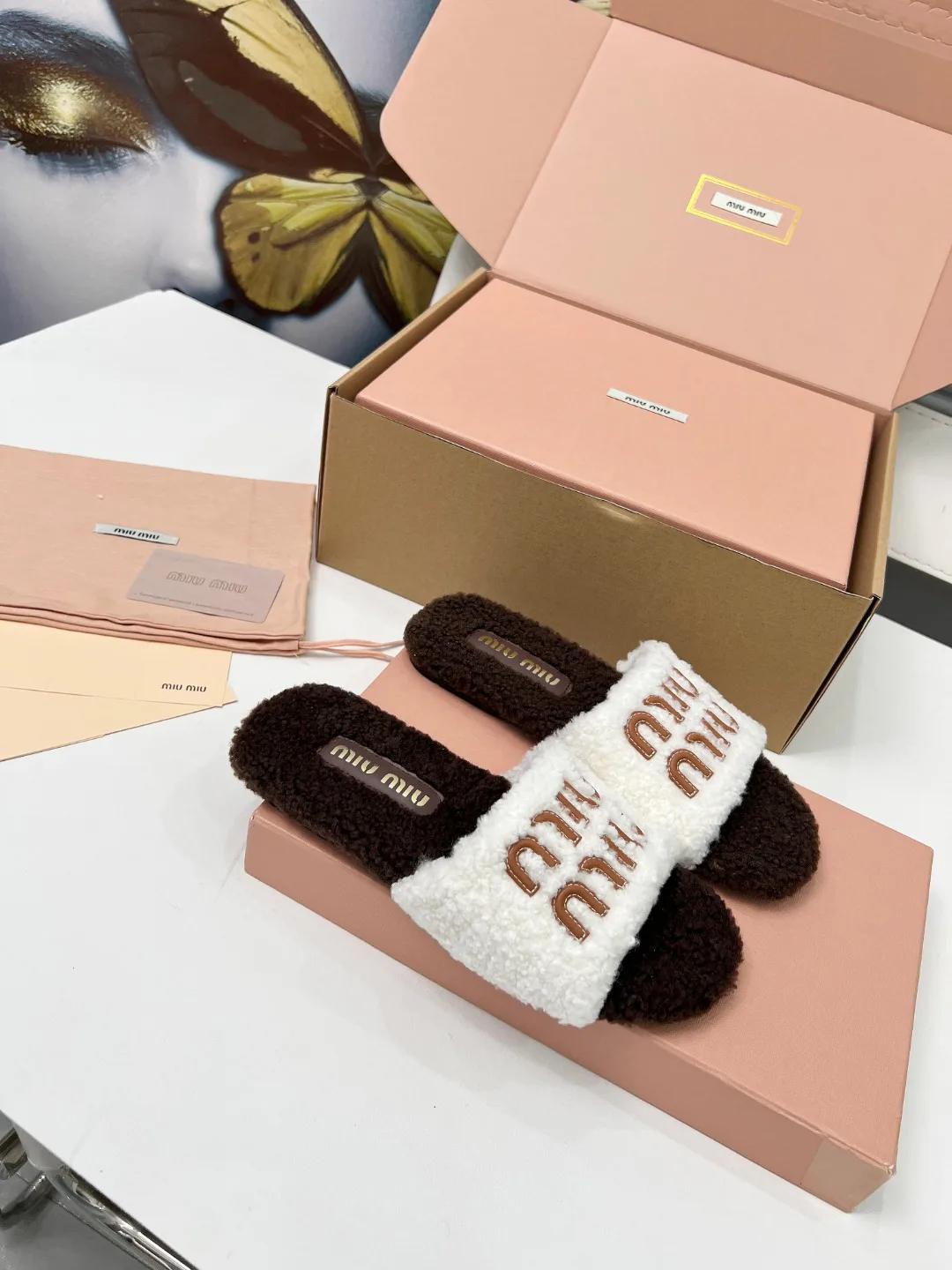 Тапочки Женские Miu Miu 472236
