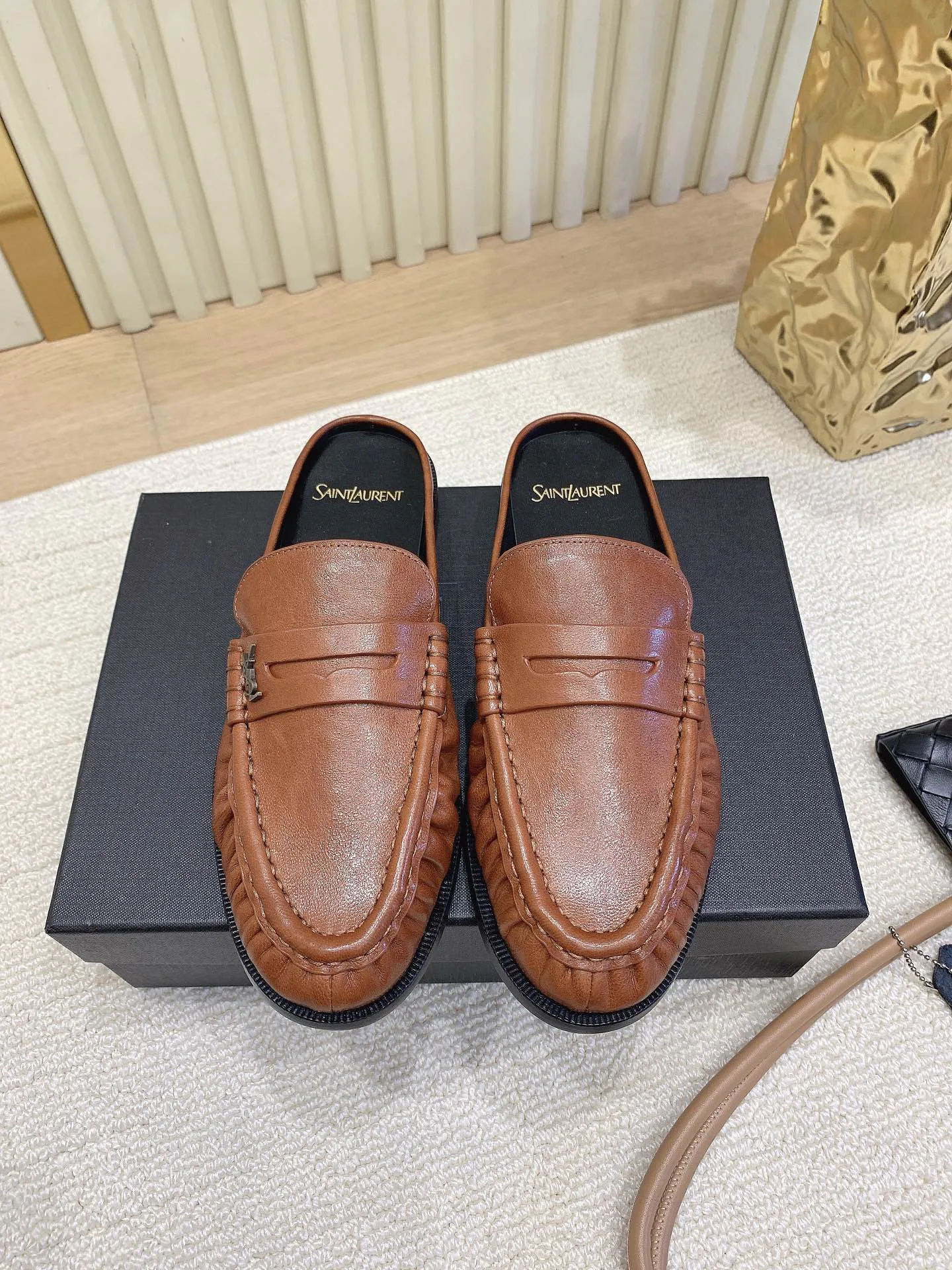 Лоферы И Мокасины Женские Saint Laurent 4561007