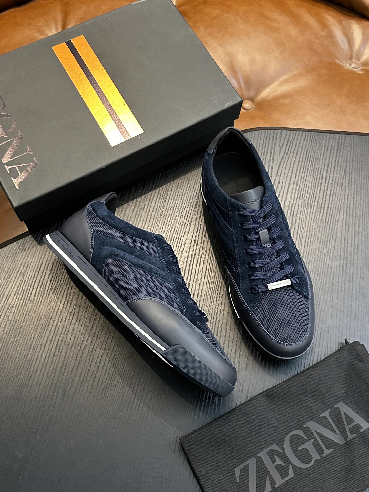 Кеды Мужские Zegna 609033