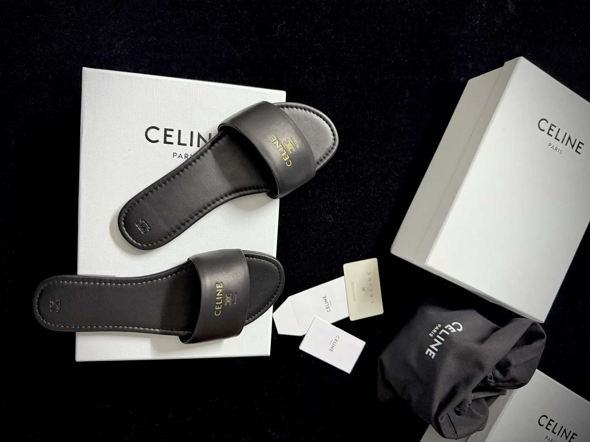 Шлепанцы Женские Celine 4433675