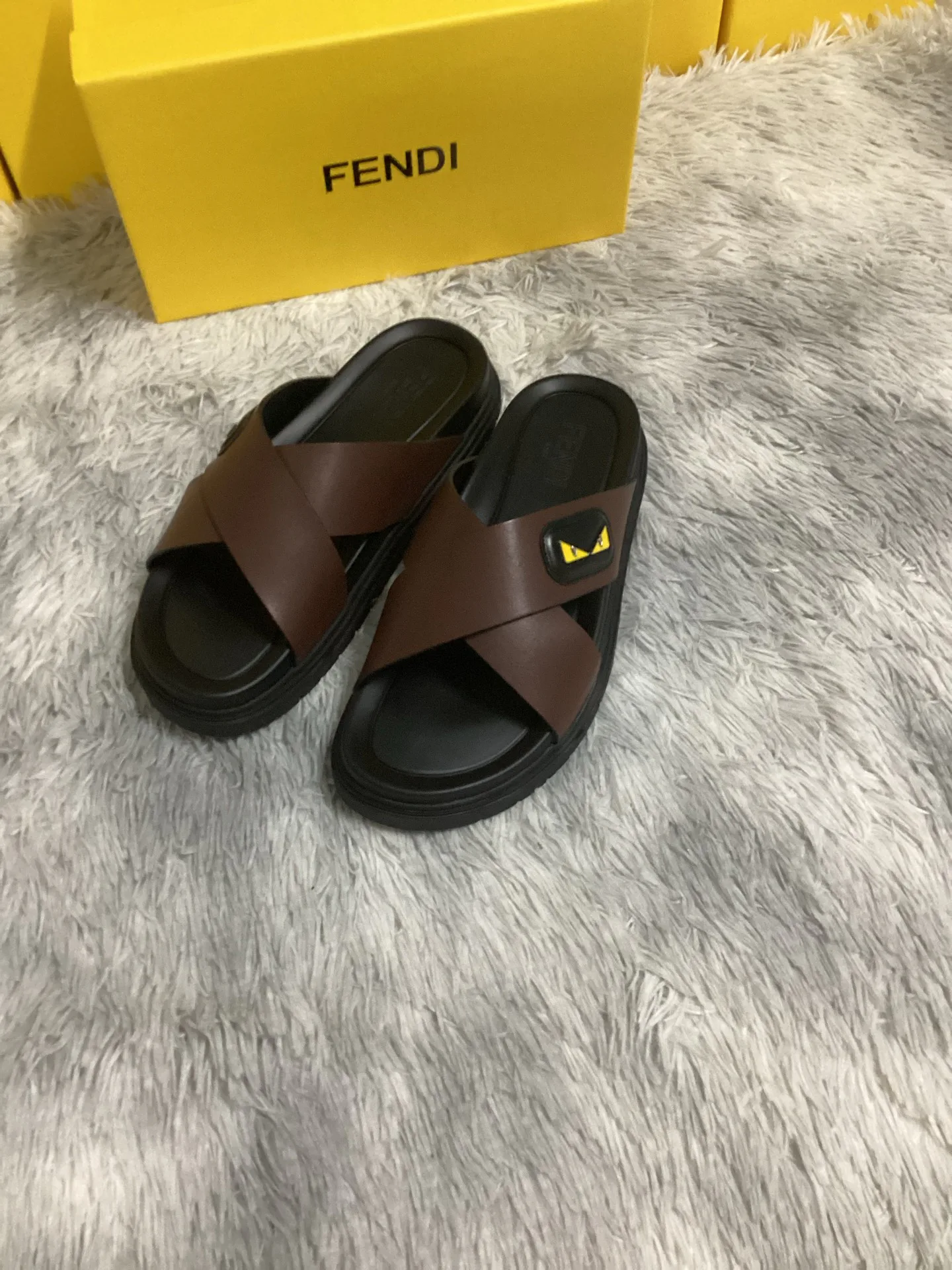Шлепанцы Мужские Fendi 13353284