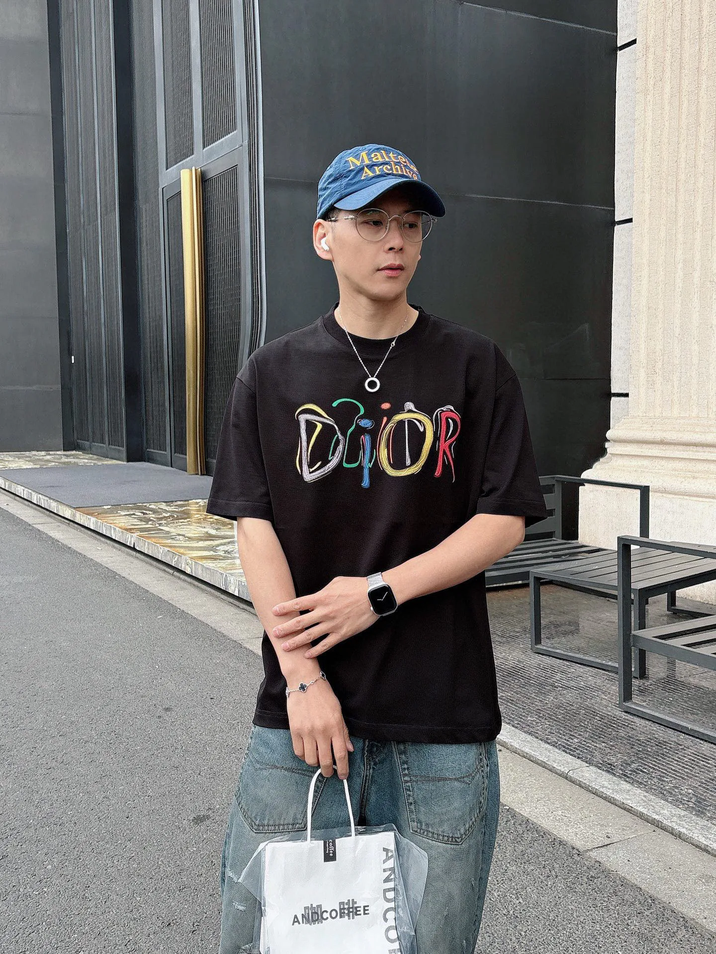 Футболки Мужские Christian Dior 4380391