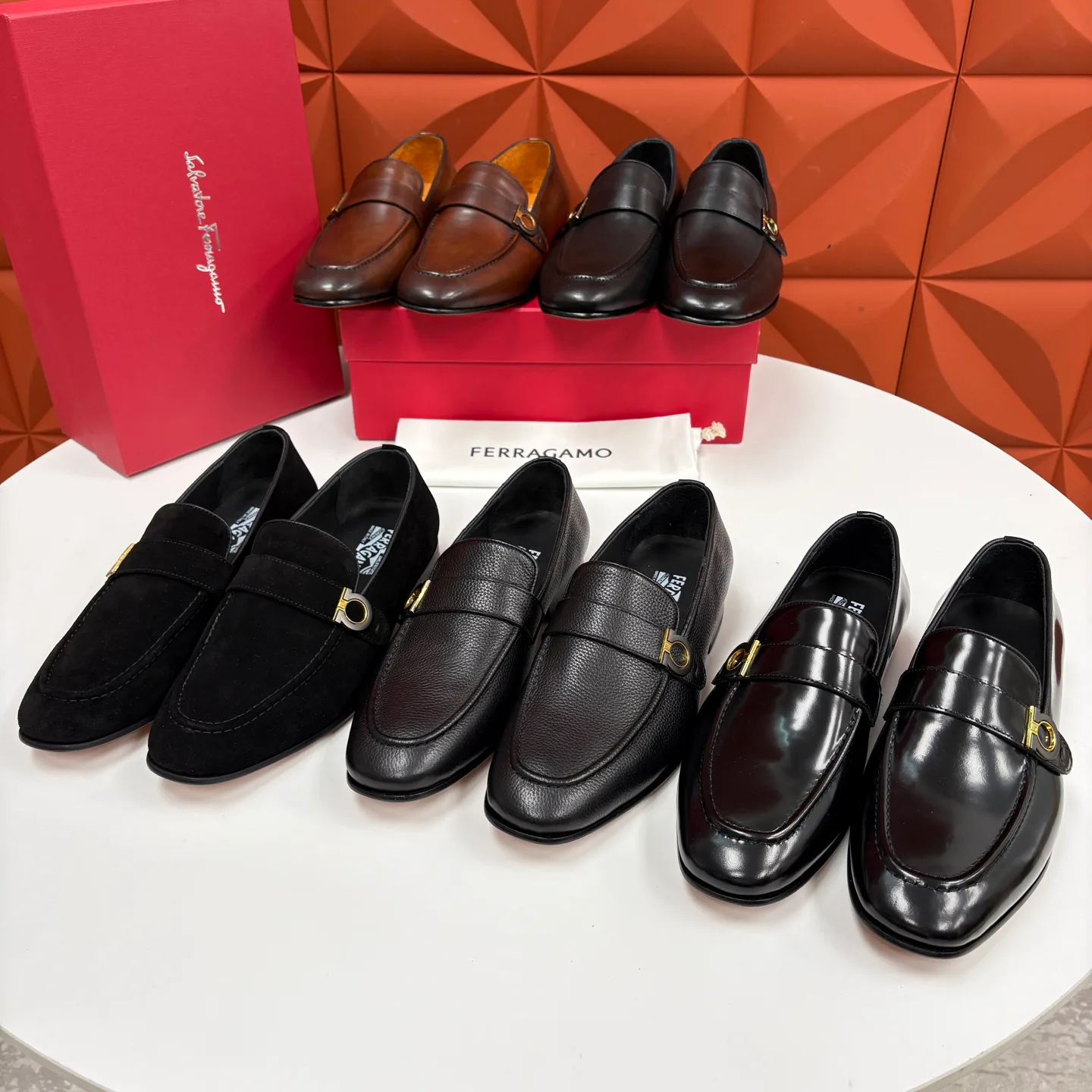 Лоферы И Туфли Мужские Salvatore Ferragamo 13140885