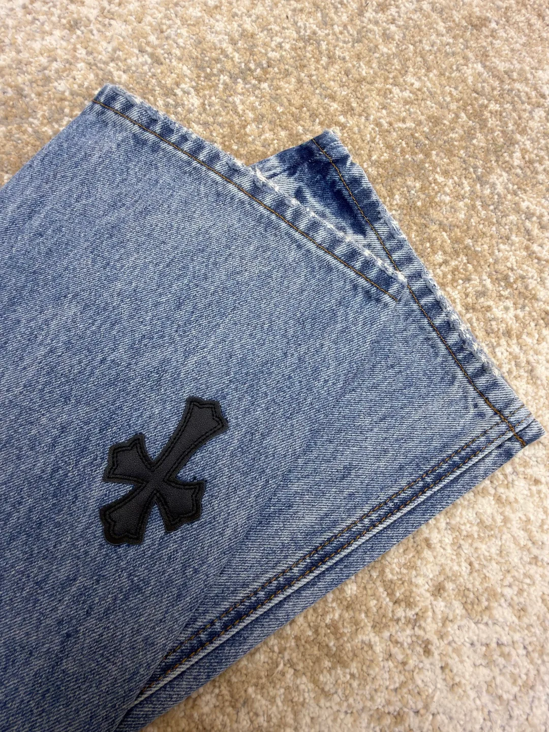 Джинсы Мужские Chrome Hearts 1566555