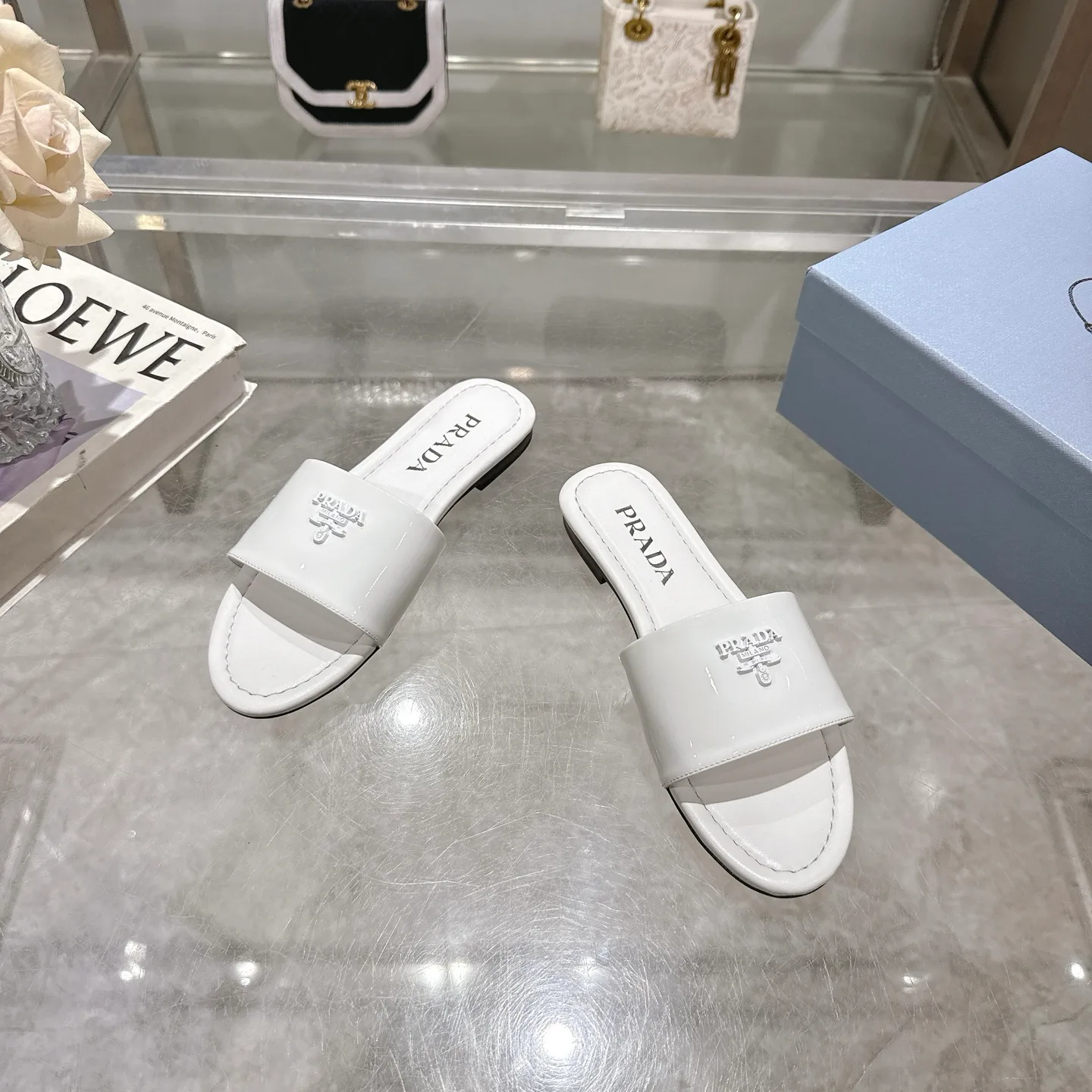 Шлепанцы Женские Prada 490962