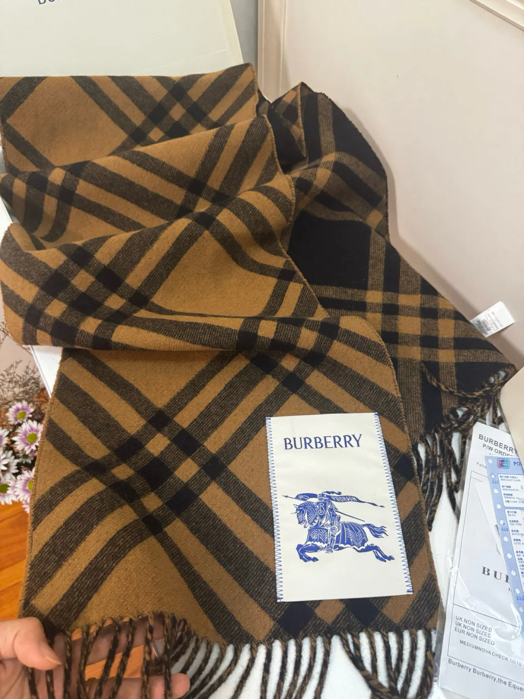 Шарфы Burberry 752634