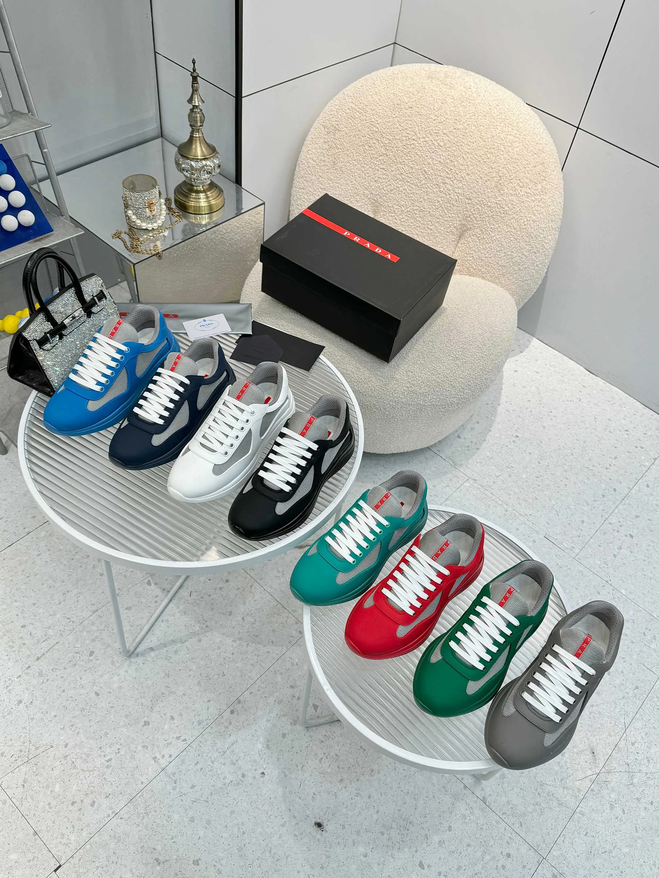 Кроссовки Мужские Prada 456915