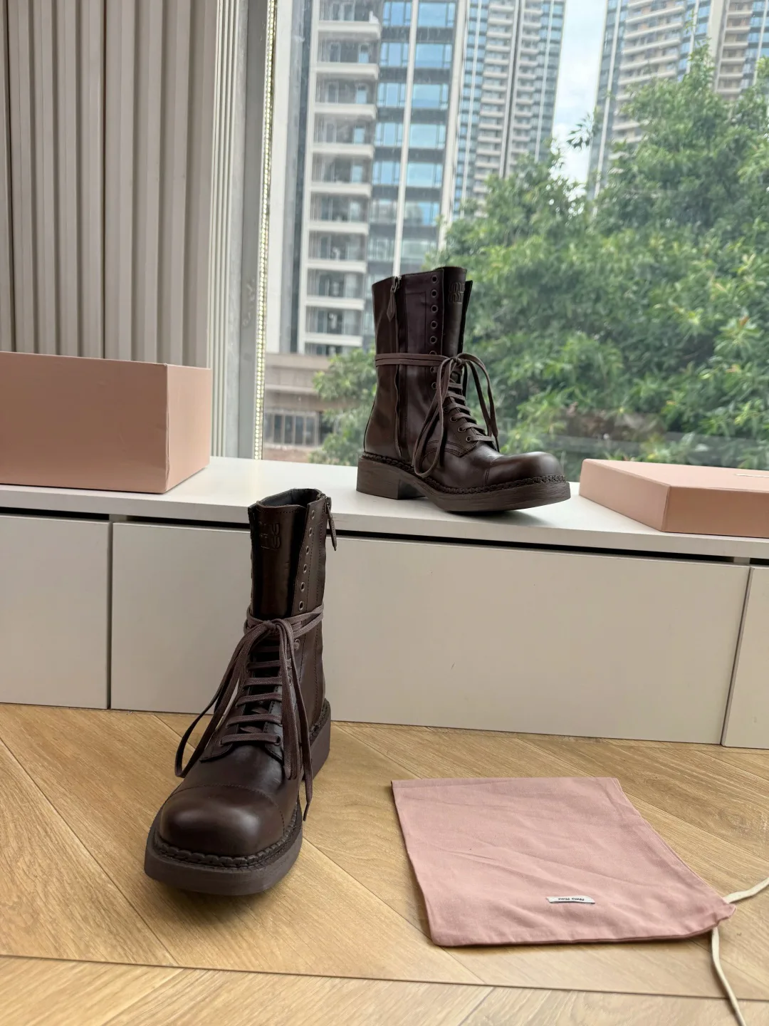 Ботинки Женские Miu Miu 18142694