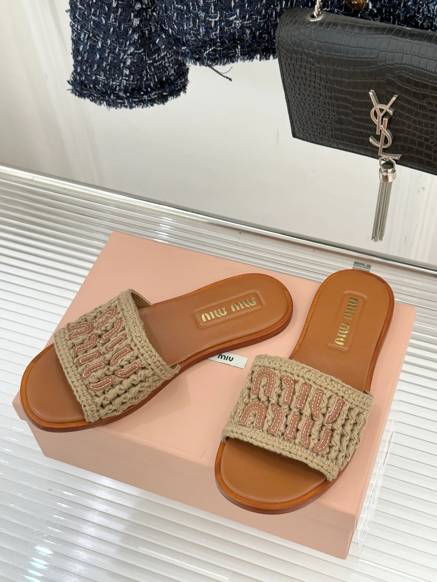 Шлепанцы Женские Miu Miu 5056275