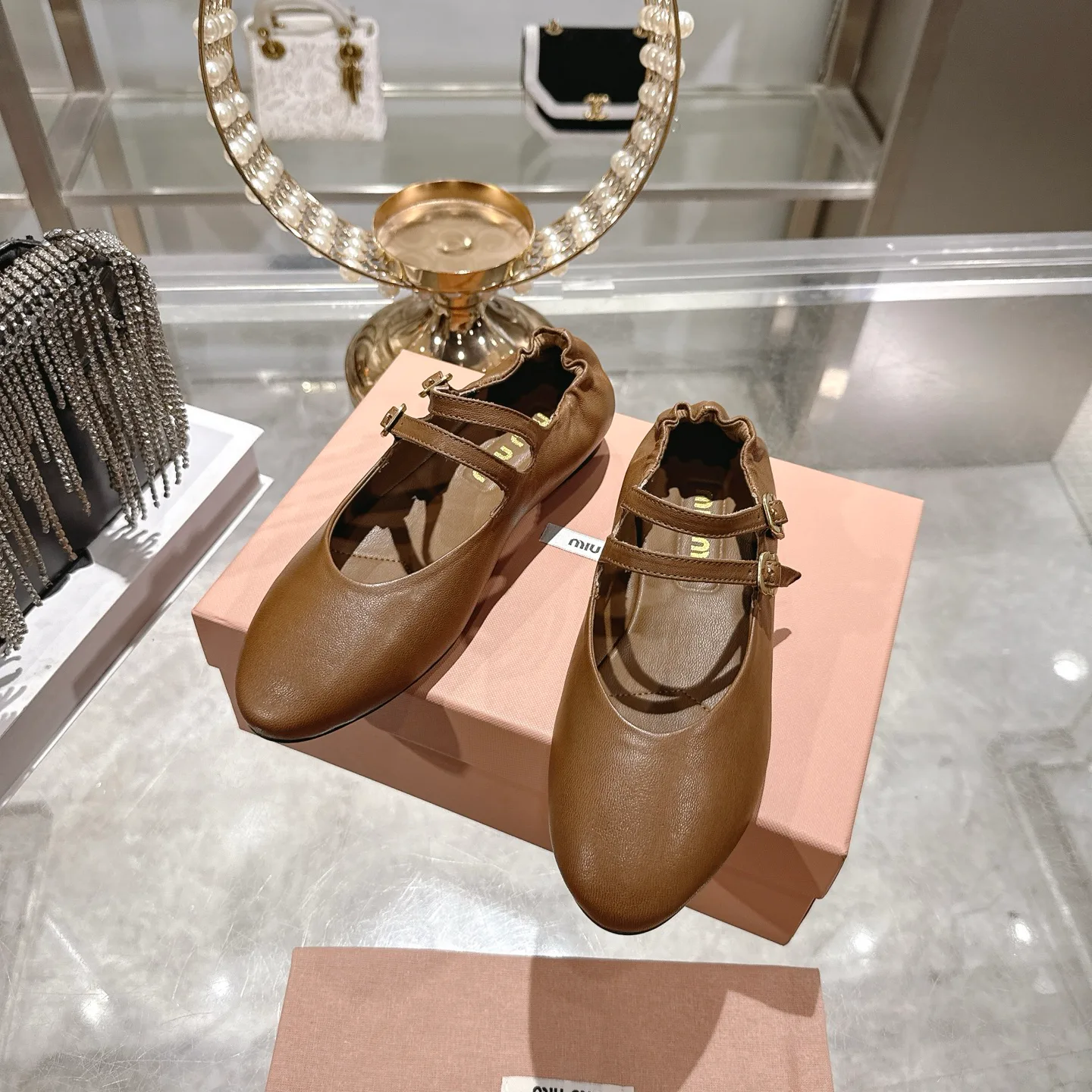 Балетки Женские Miu Miu 12868594
