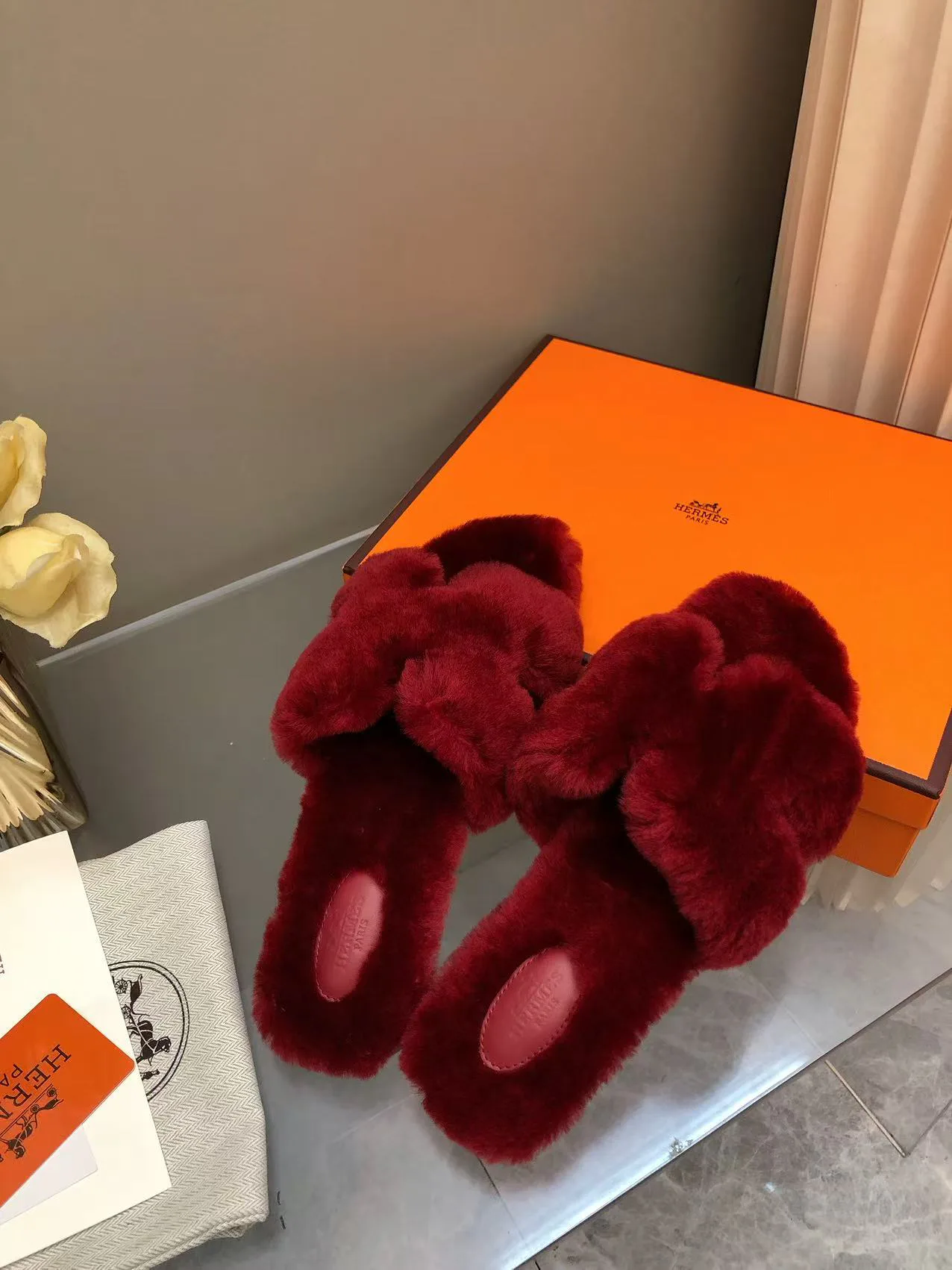 Тапочки Женские Hermes 17977366