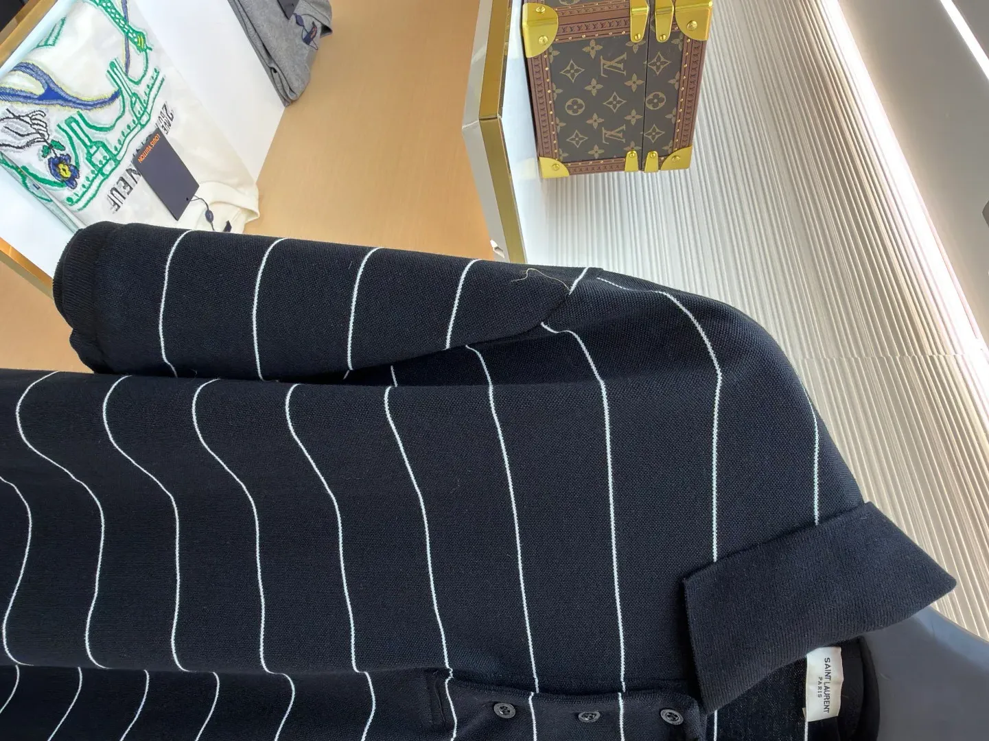 Рубашки Мужские Saint Laurent 4763909