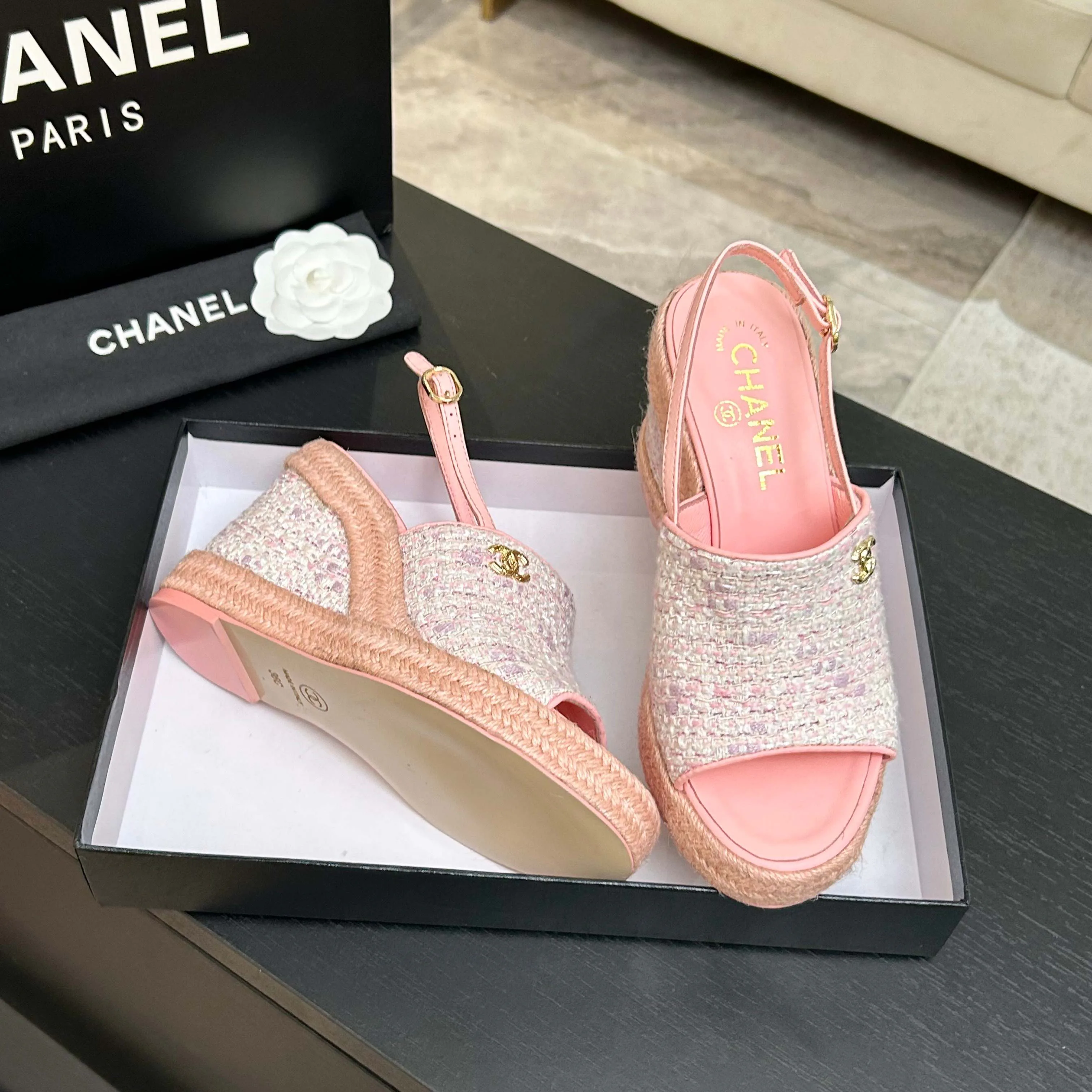 Босоножки Женские Chanel 13224763