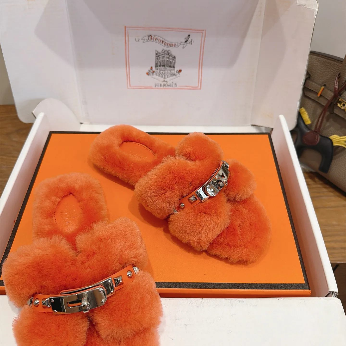 Тапочки Женские Hermes 18461488