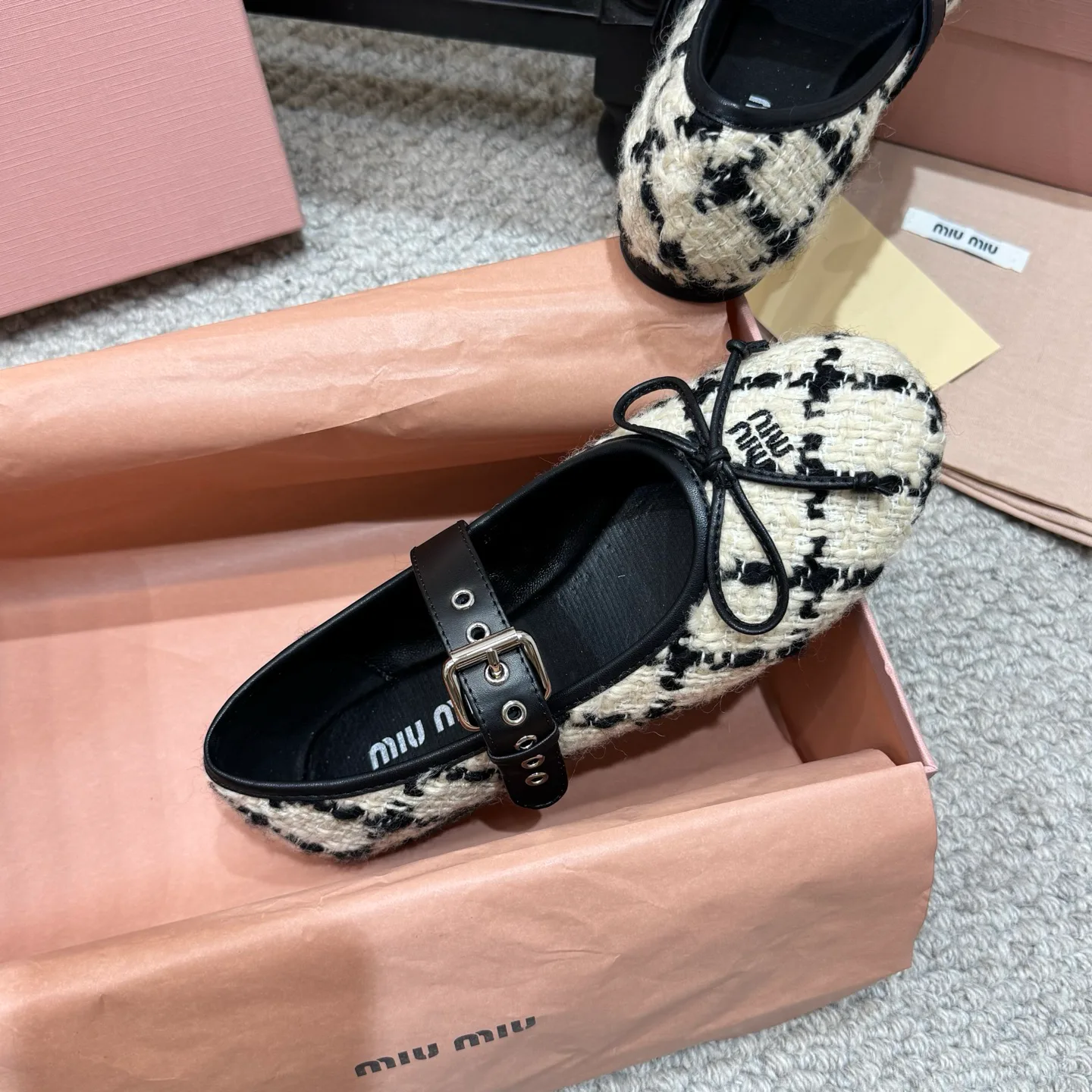 Балетки Женские Miu Miu 18676040