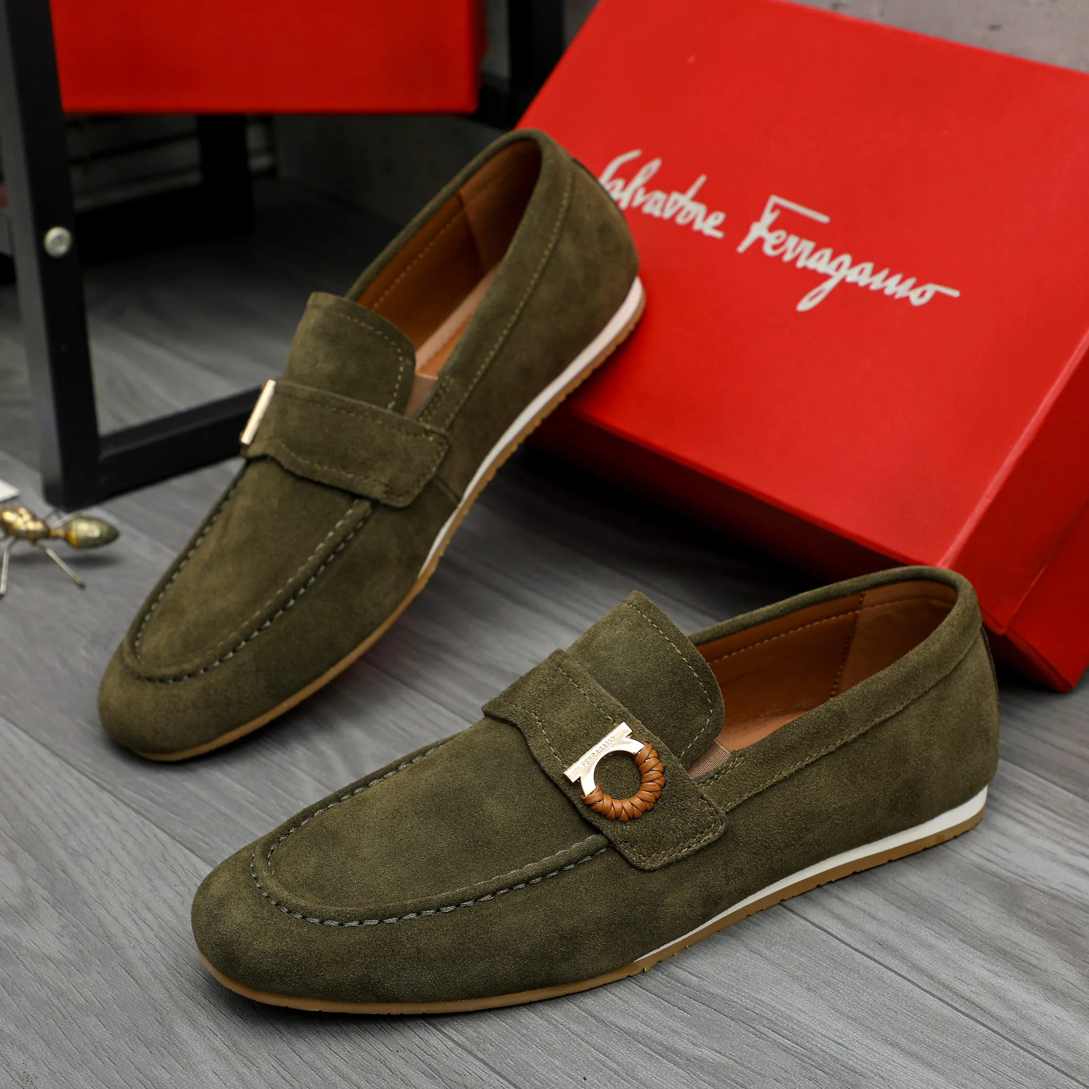 Лоферы И Туфли Мужские Salvatore Ferragamo 19559266