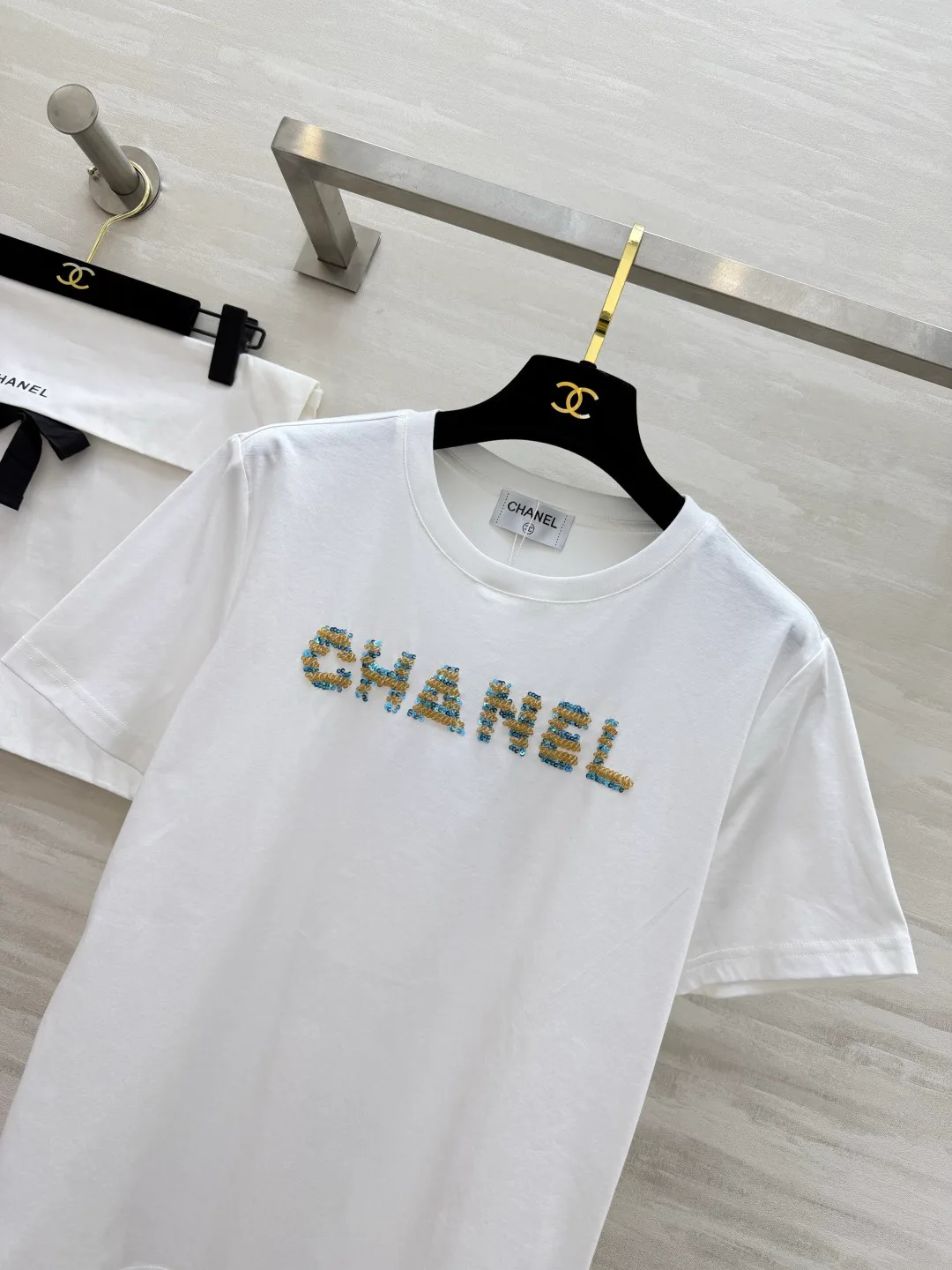 Футболки Женские Chanel 13583897