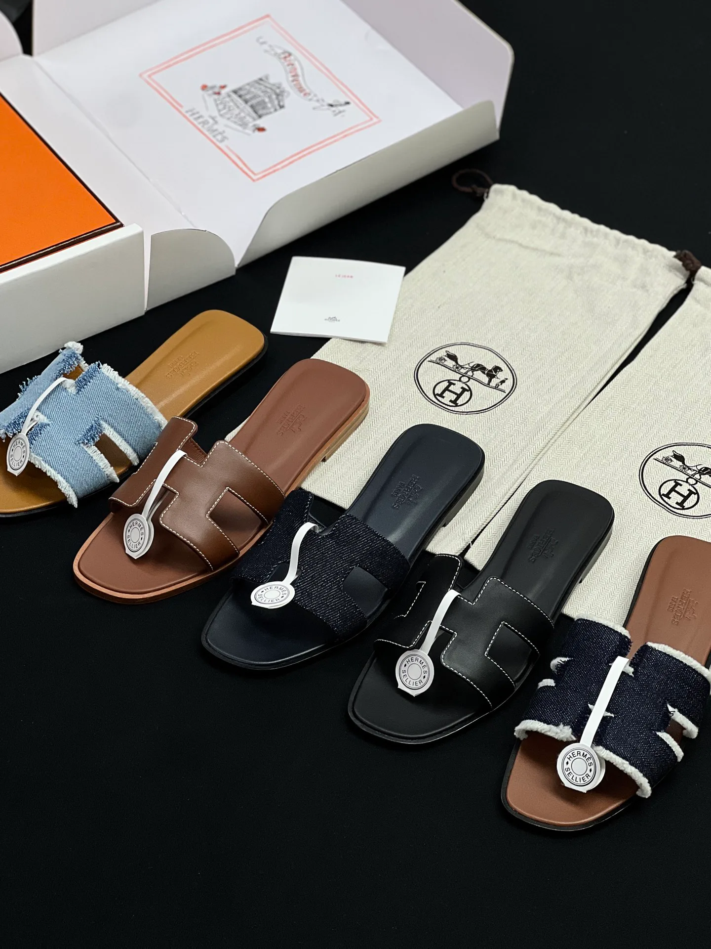 Шлепанцы Женские Hermes 7395145