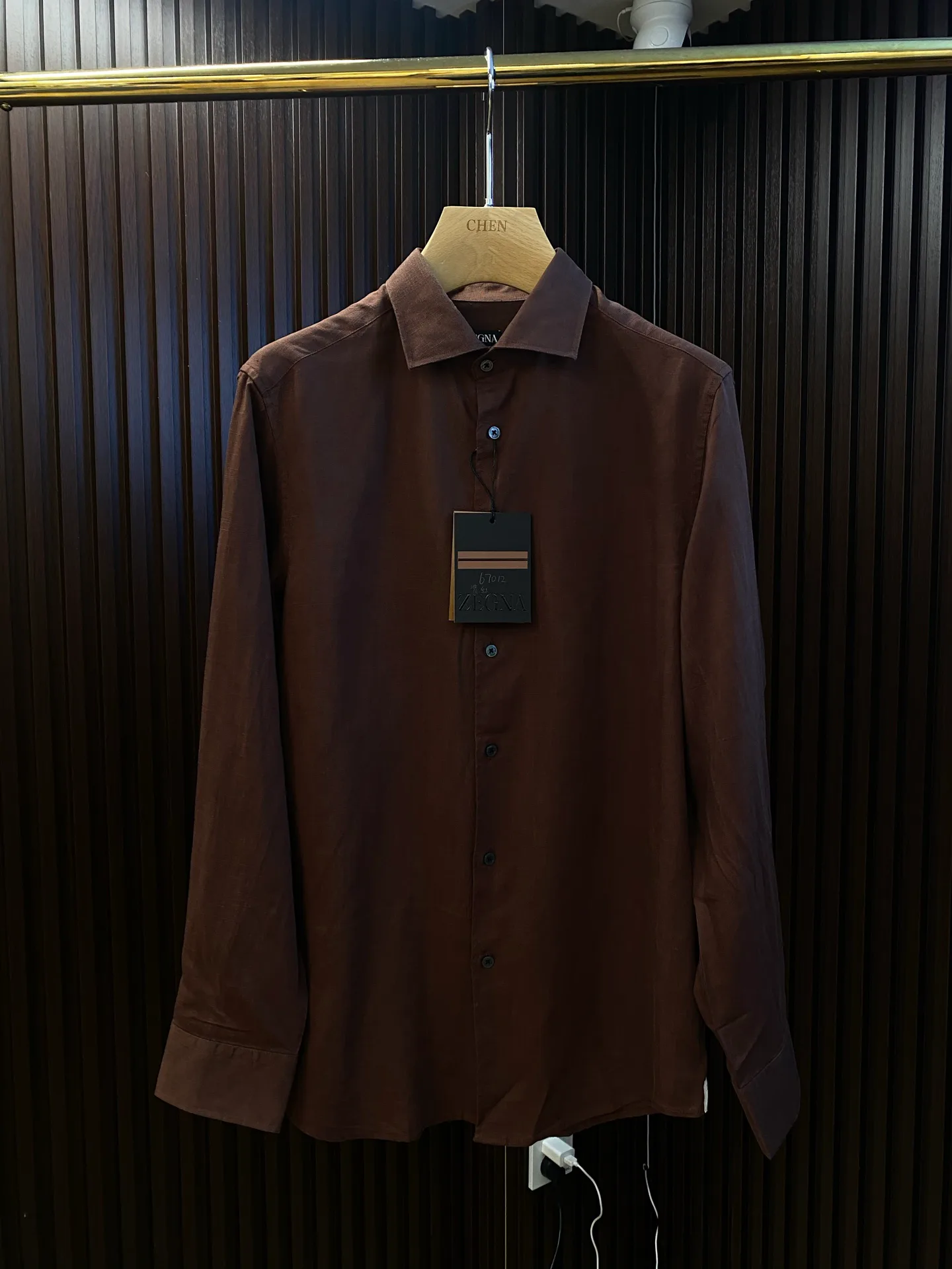 Рубашки Мужские Zegna 11383577