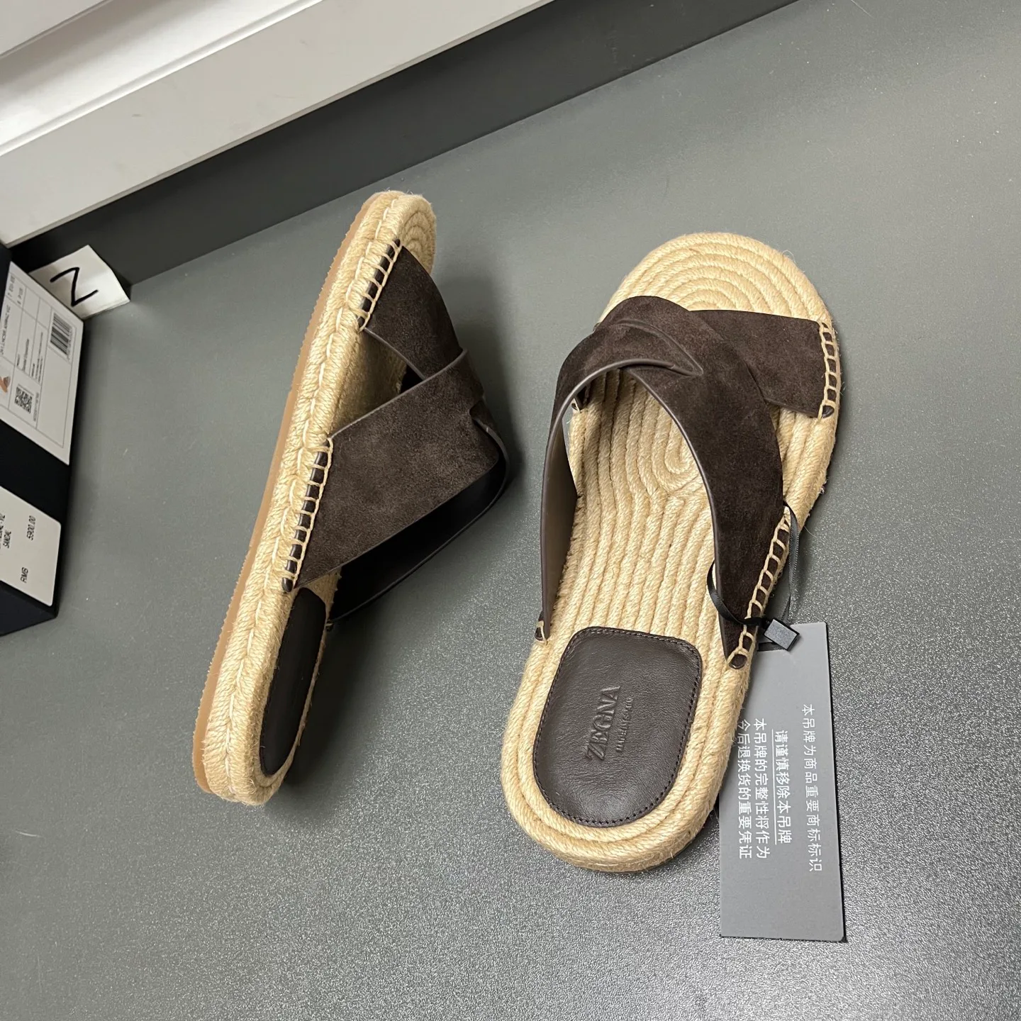 Тапочки Мужские Zegna 14693250