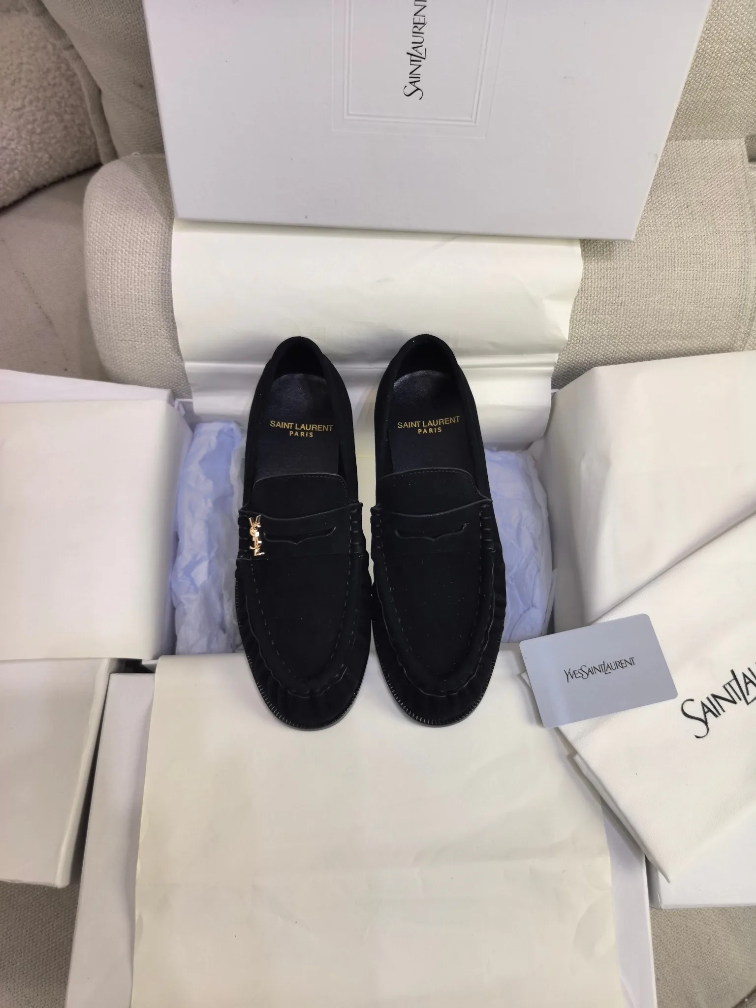 Лоферы И Мокасины Женские Saint Laurent 19128376