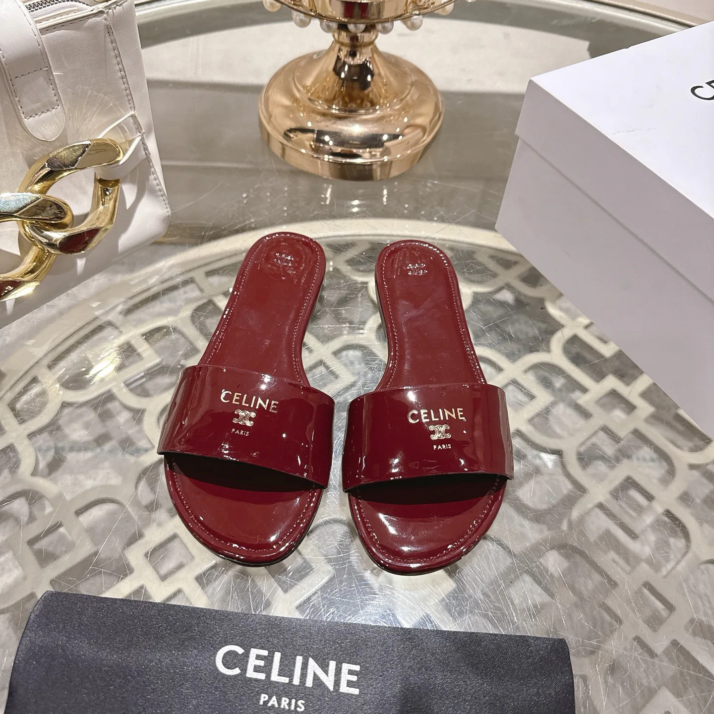 Шлепанцы Женские Celine 2375702
