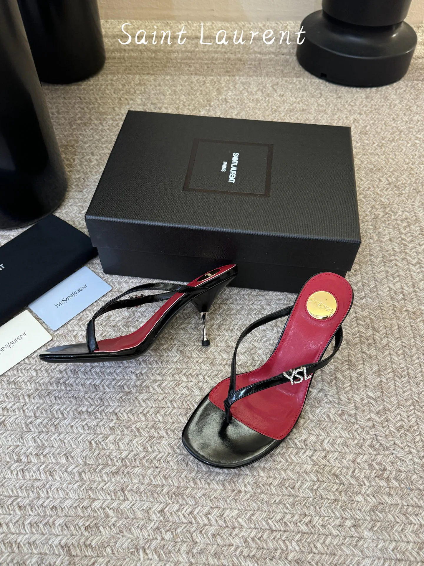 Босоножки Женские Saint Laurent 13077802