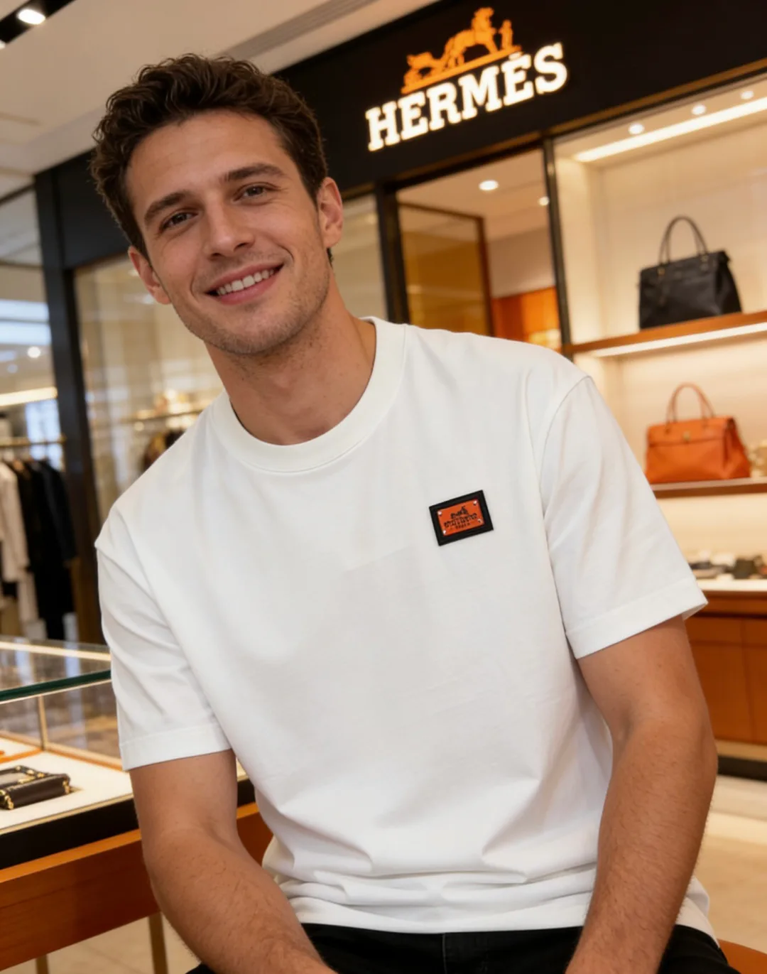 Футболки Мужские Hermes 13442027
