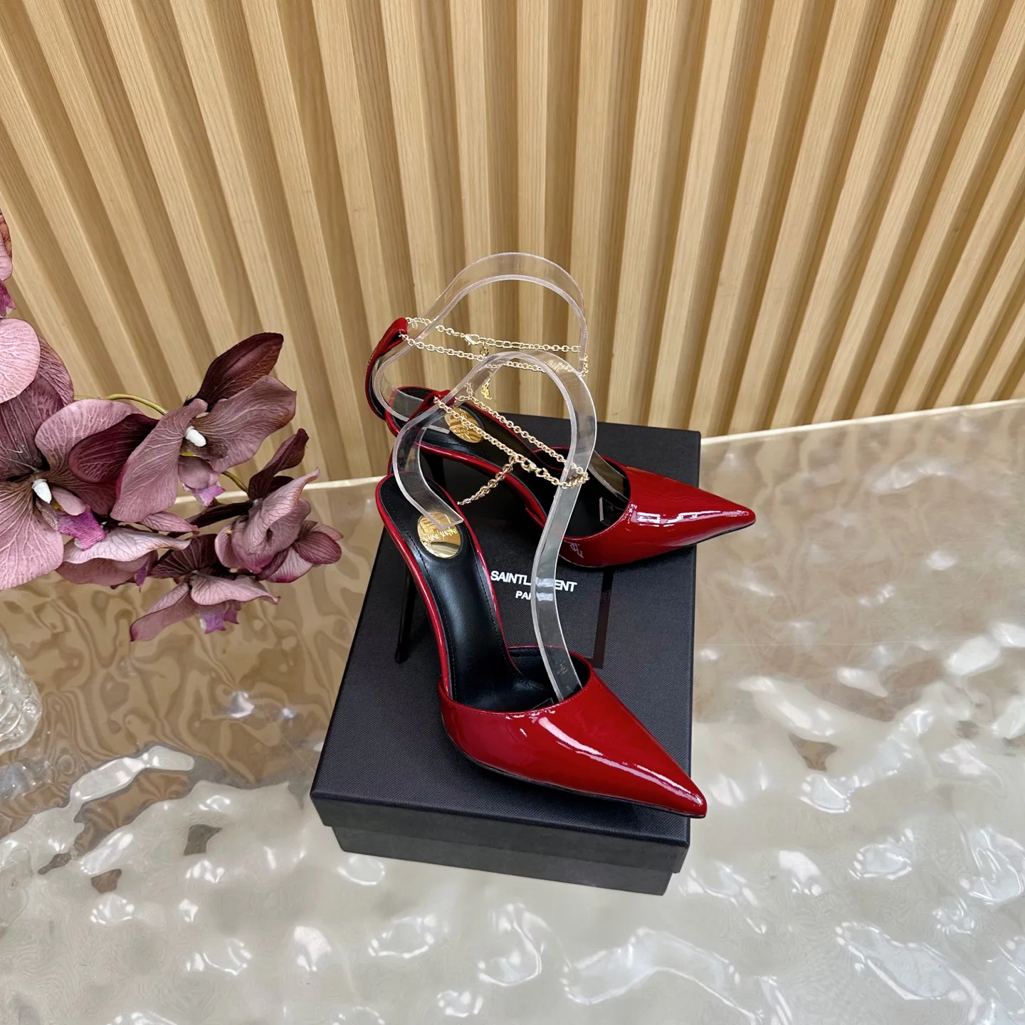 Босоножки Женские Saint Laurent 11490762