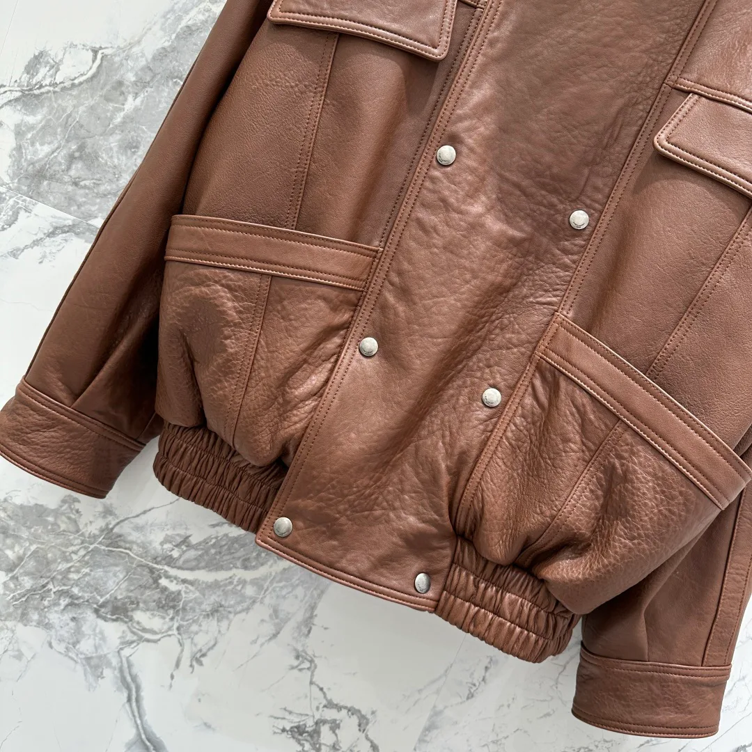 Кожаные Куртки И Дублёнки Женские Saint Laurent 11544783